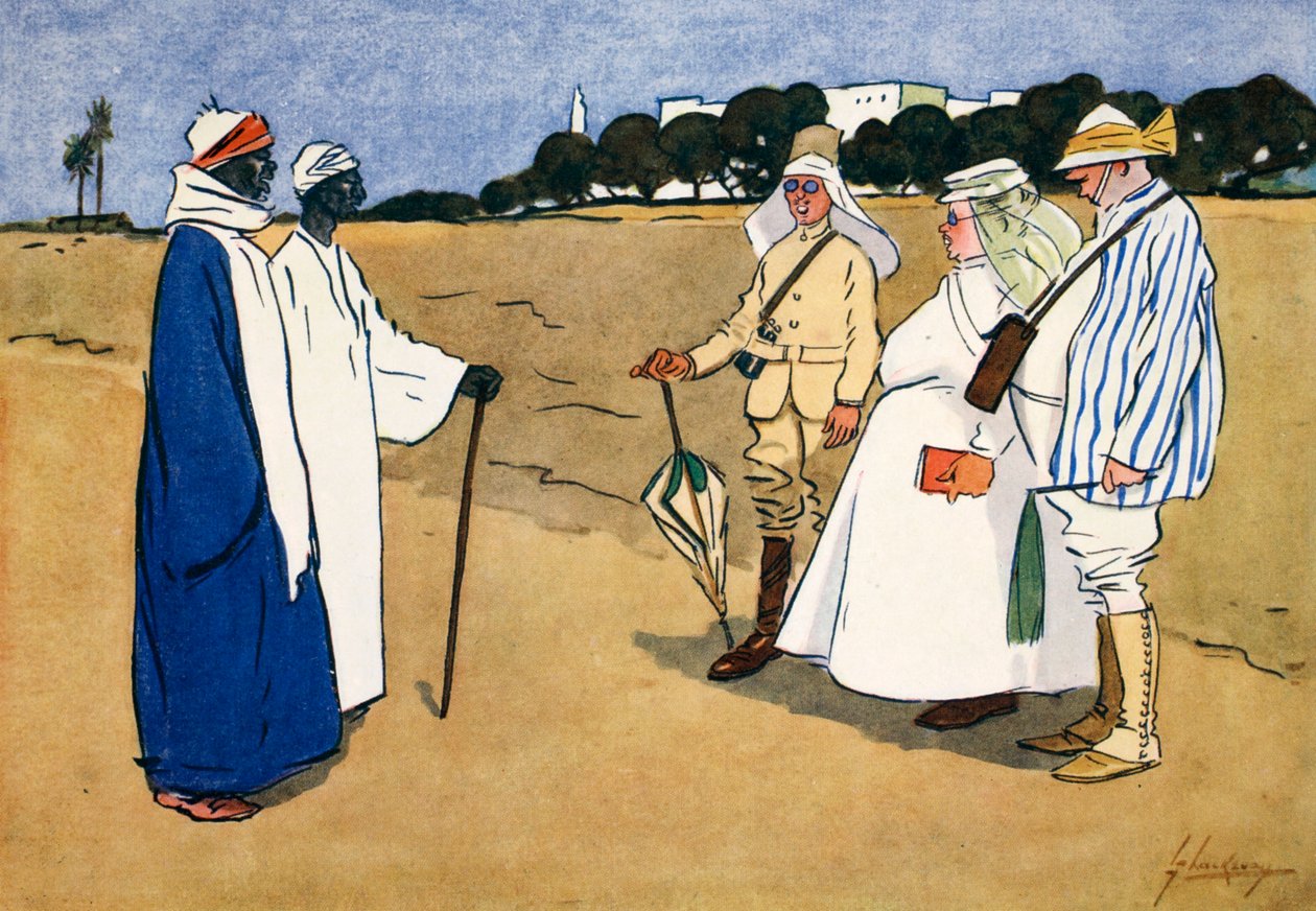 O poder que nos dá o dom, ver os nossos como nos vêem, de "O Lado da Luz do Egito", 1908 de Lance Thackeray