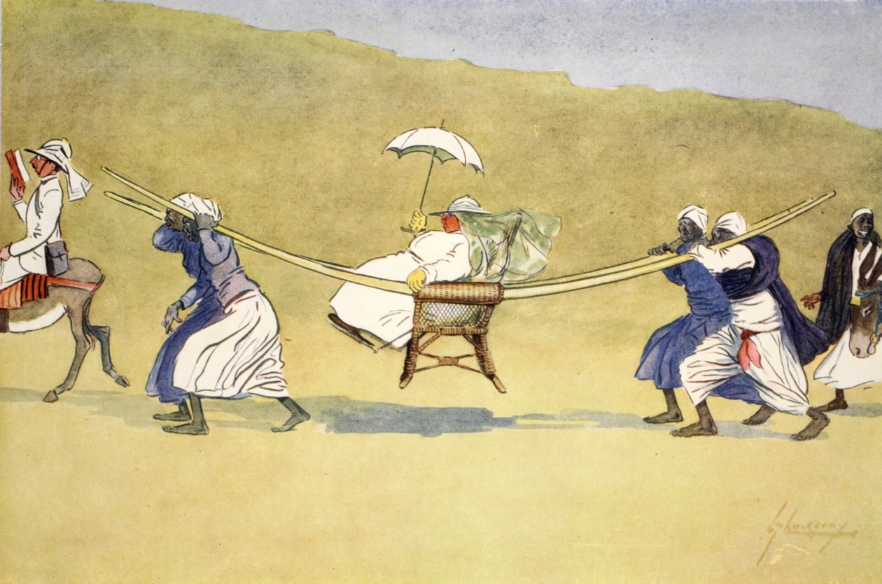 O trânsito de Vênus, do "lado da luz do Egito", 1908 de Lance Thackeray