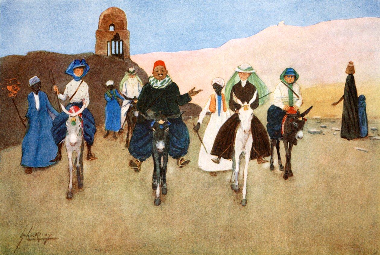 "Should Women Ride Astride", 1908.   de Lance Thackeray