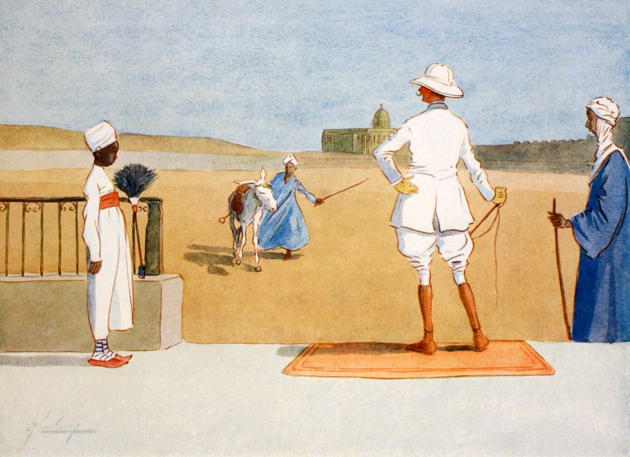 "The Dandy Tourist", 1908.   de Lance Thackeray