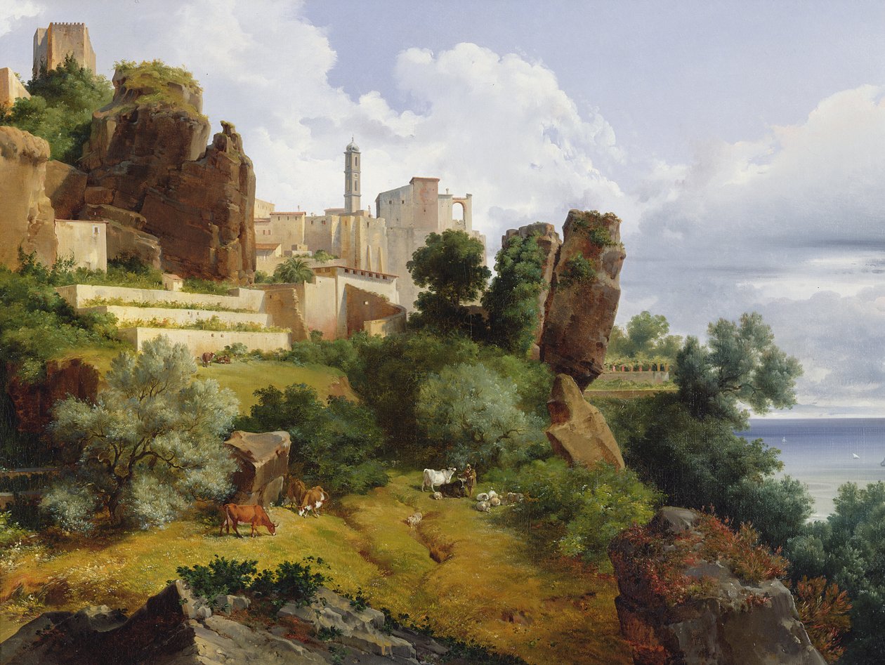 Paisagem Roquebrune de Lancelot Théodore Turpin de Crissé de Crissé