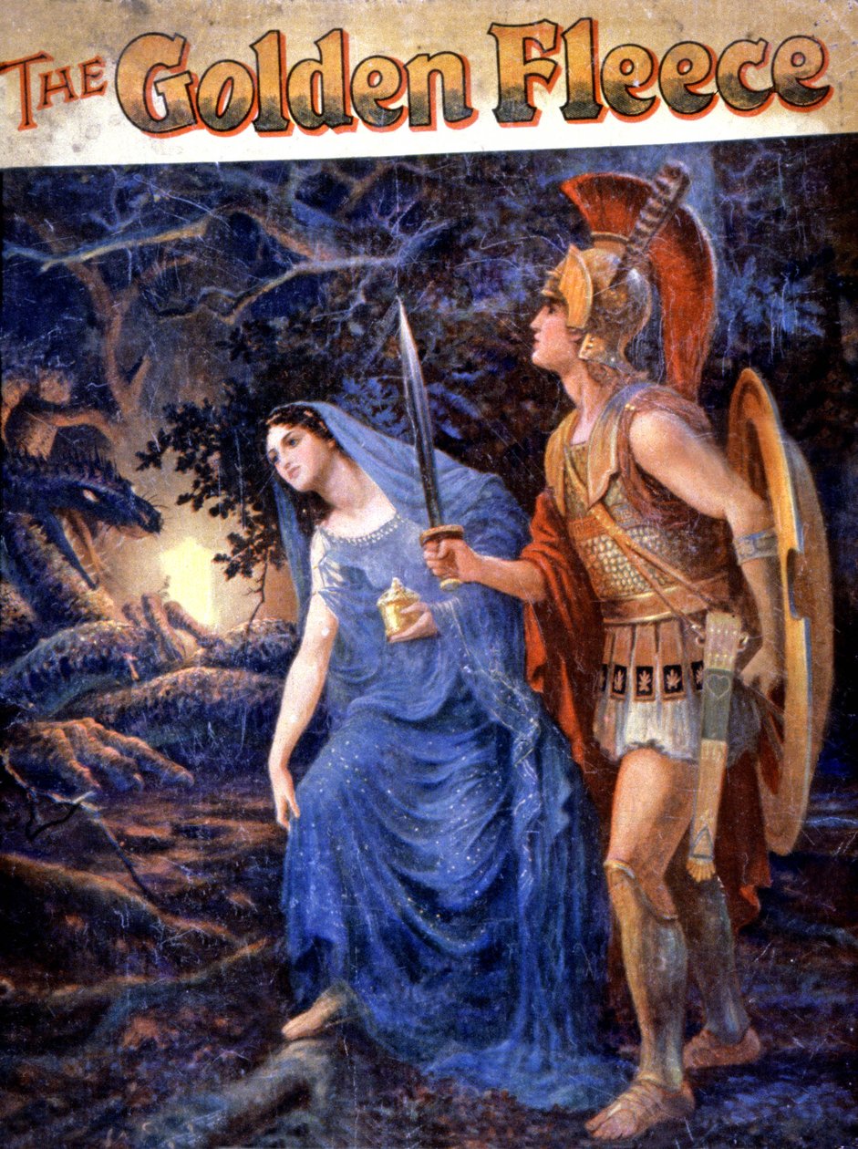 Jasão e Hera, c.1900 (ilustração) de Lancelot Speed