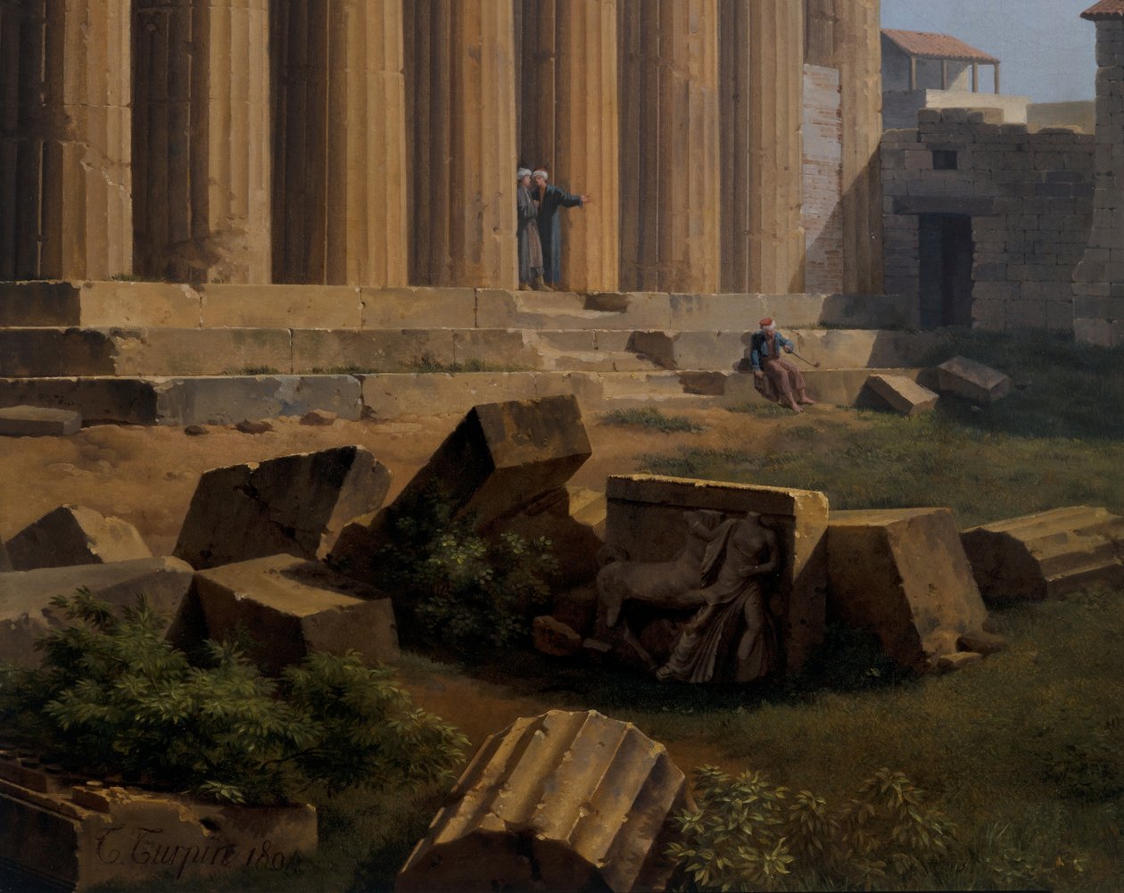 A Acrópole, Atenas de Lancelot Théodore Turpin de Crissé de Crissé