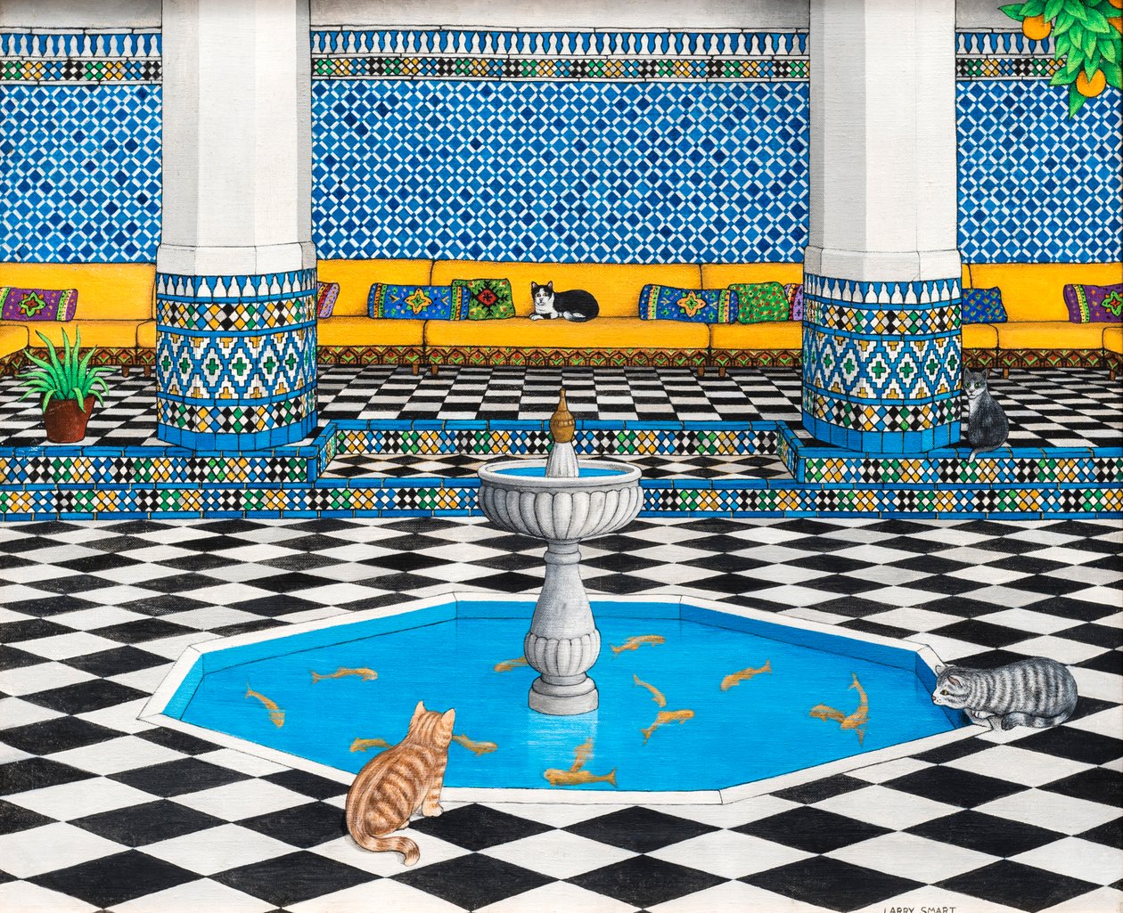 Gatos legais em Marrakech, 1993 de Larry Smart