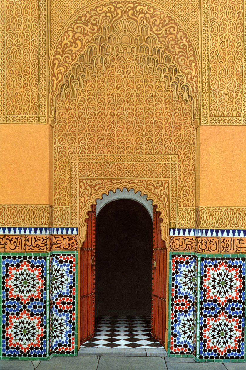 Door, Marrakech, 1998 (acrílico sobre linho) de Larry Smart