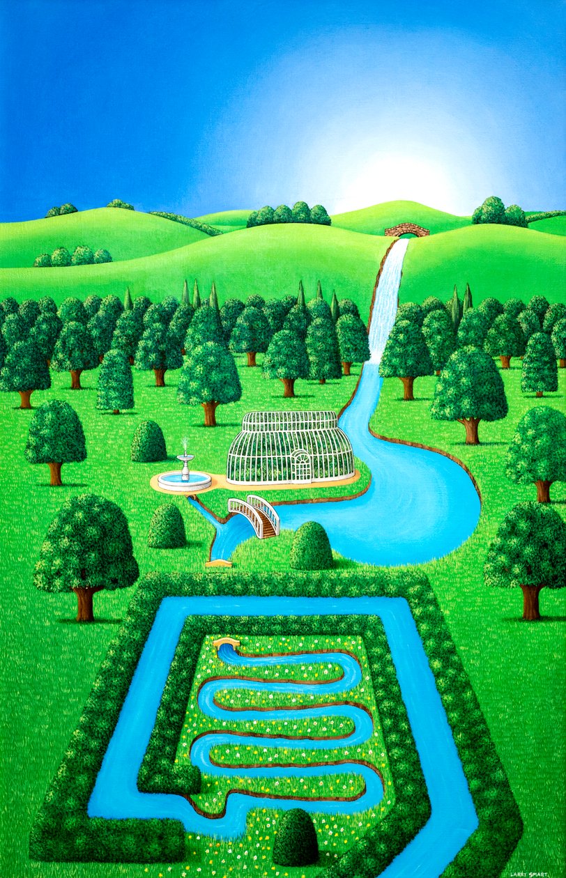 Garden of Eating, 1997 (acrílico) de Larry Smart