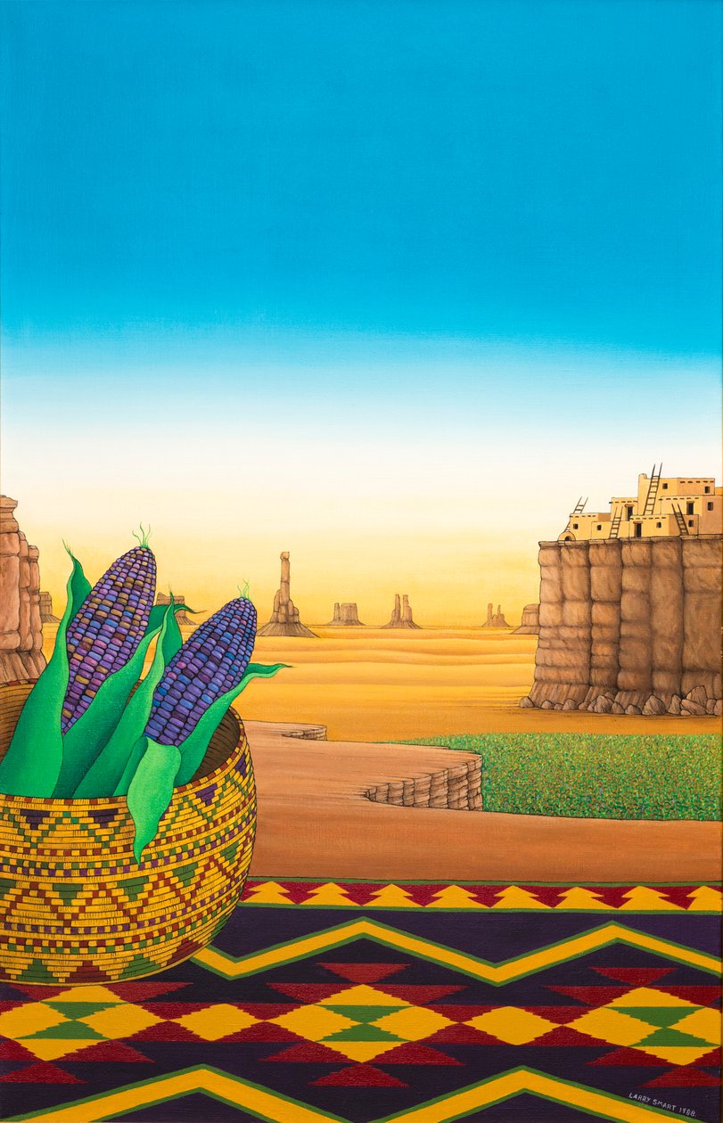 Milho Hopi Azul, 1998 de Larry Smart