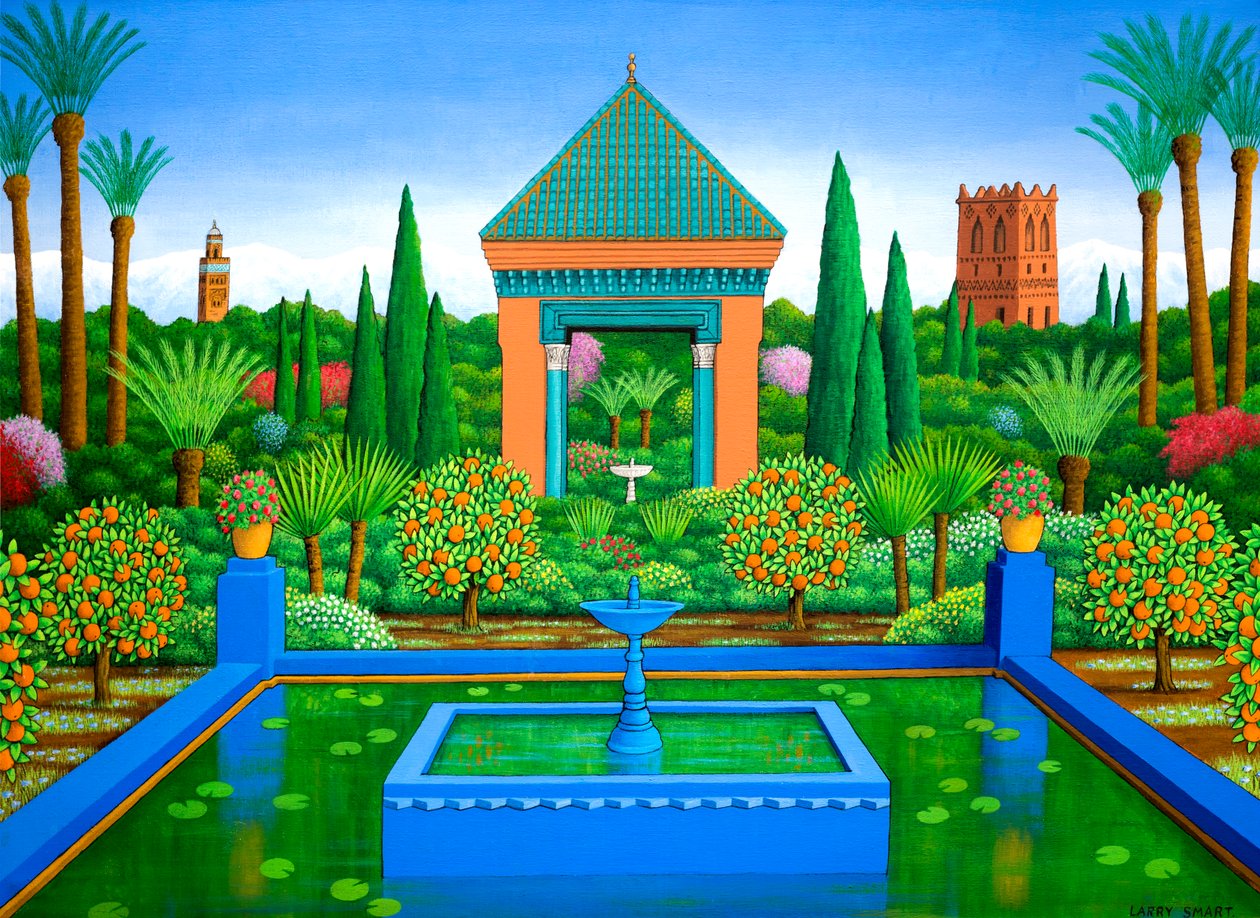 Marjorelle Oranges, 2005 (acrílico) de Larry Smart