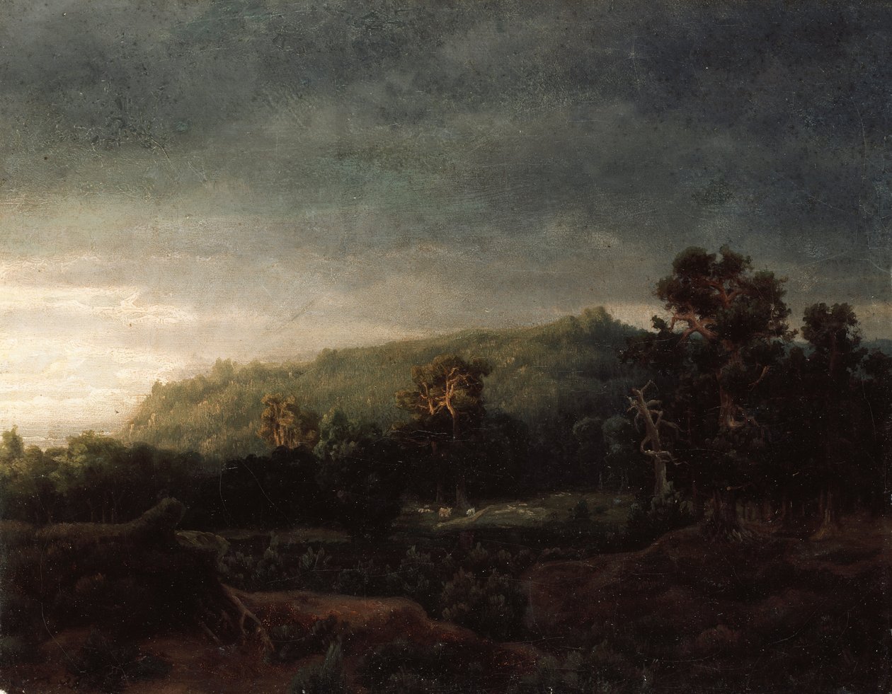 Uma floresta de Lars Hertervig