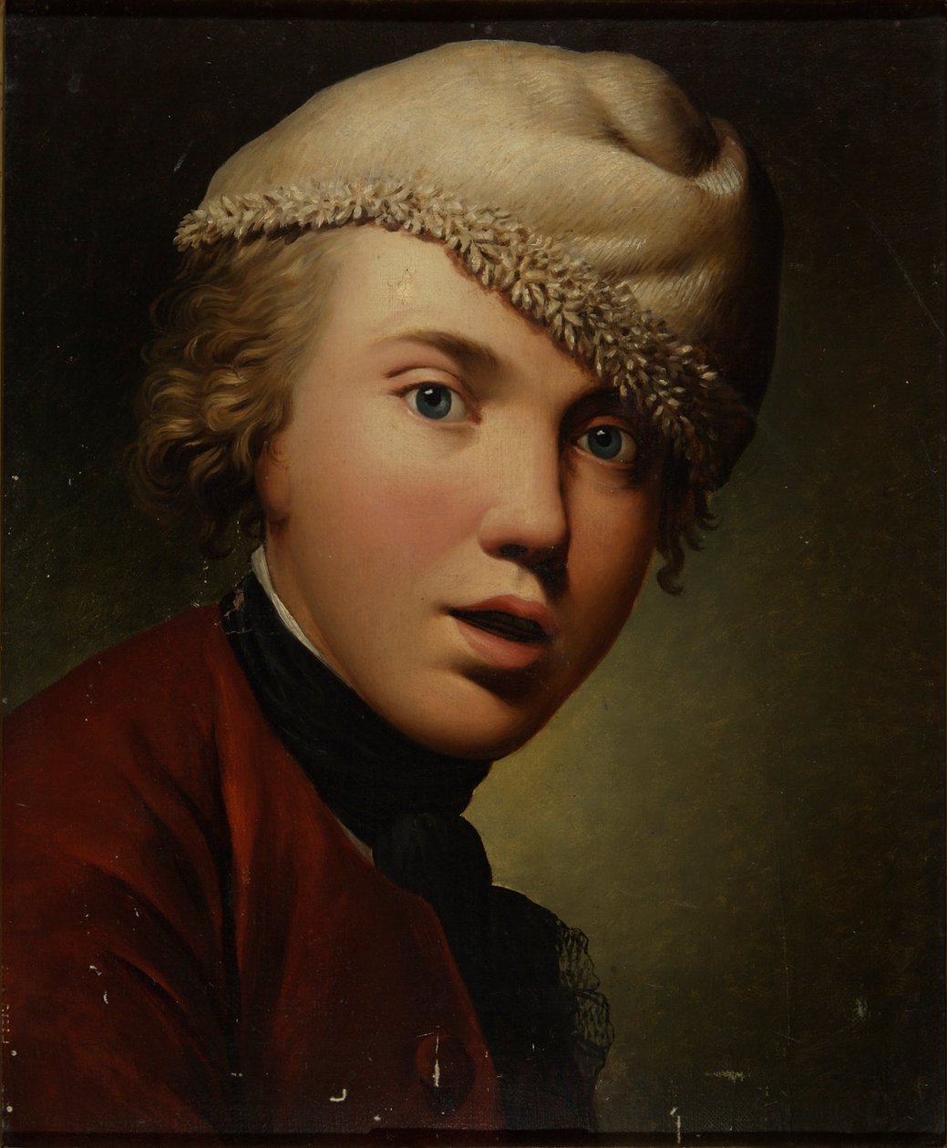 Cópia do autorretrato de Jens Juels quando jovem de Lars Hansen