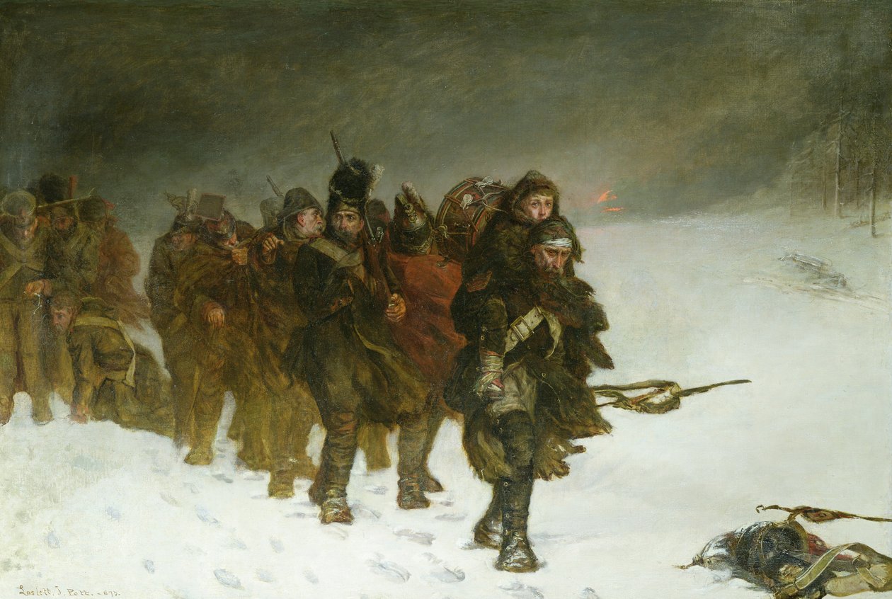 No março de Moscou, 1873 de Laslett John Pott
