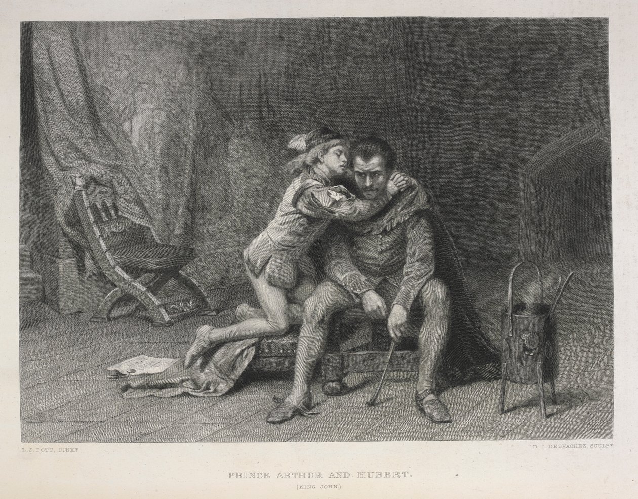 O Príncipe Artur e Hubert - As Obras de Shakspeare de Laslett John Pott