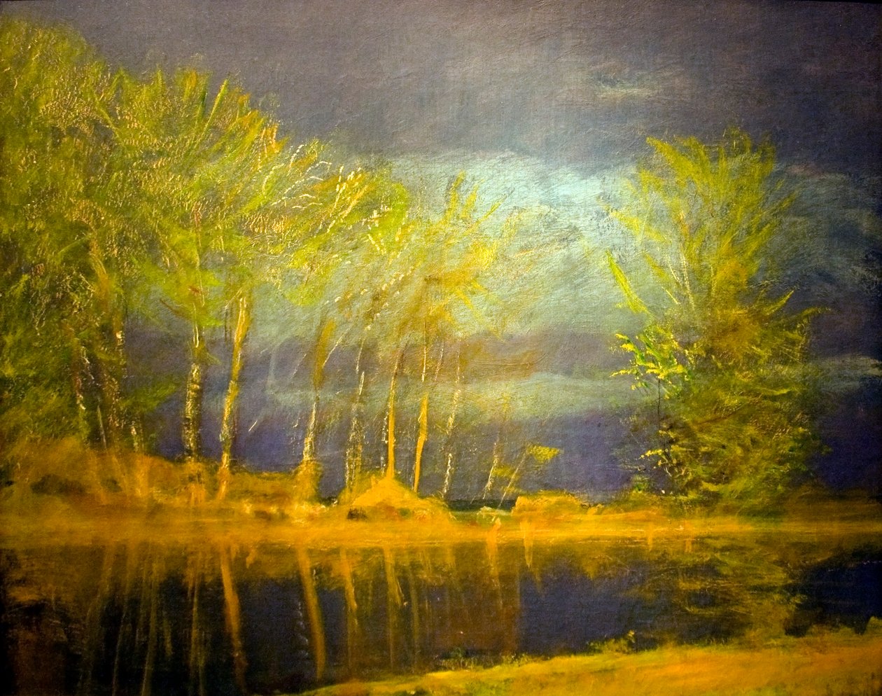Primavera de Aprilisi FiresInglês: Lights_in_April_Spring_Stormn de Laszlo Mednyanszky