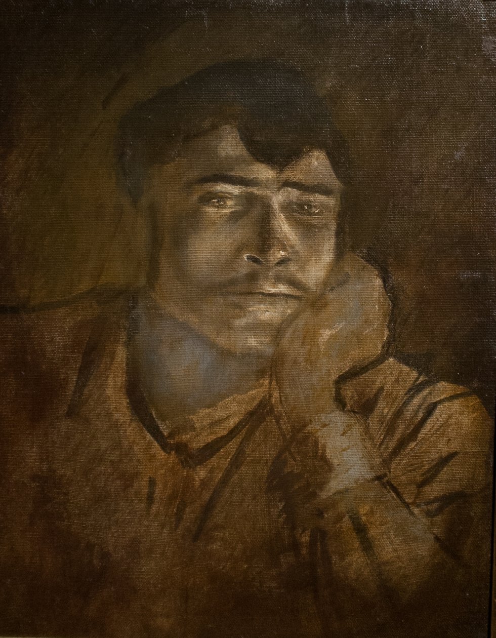 Man_resting_on_his_elbownMagyar: Konyoklo ferfin de Laszlo Mednyanszky