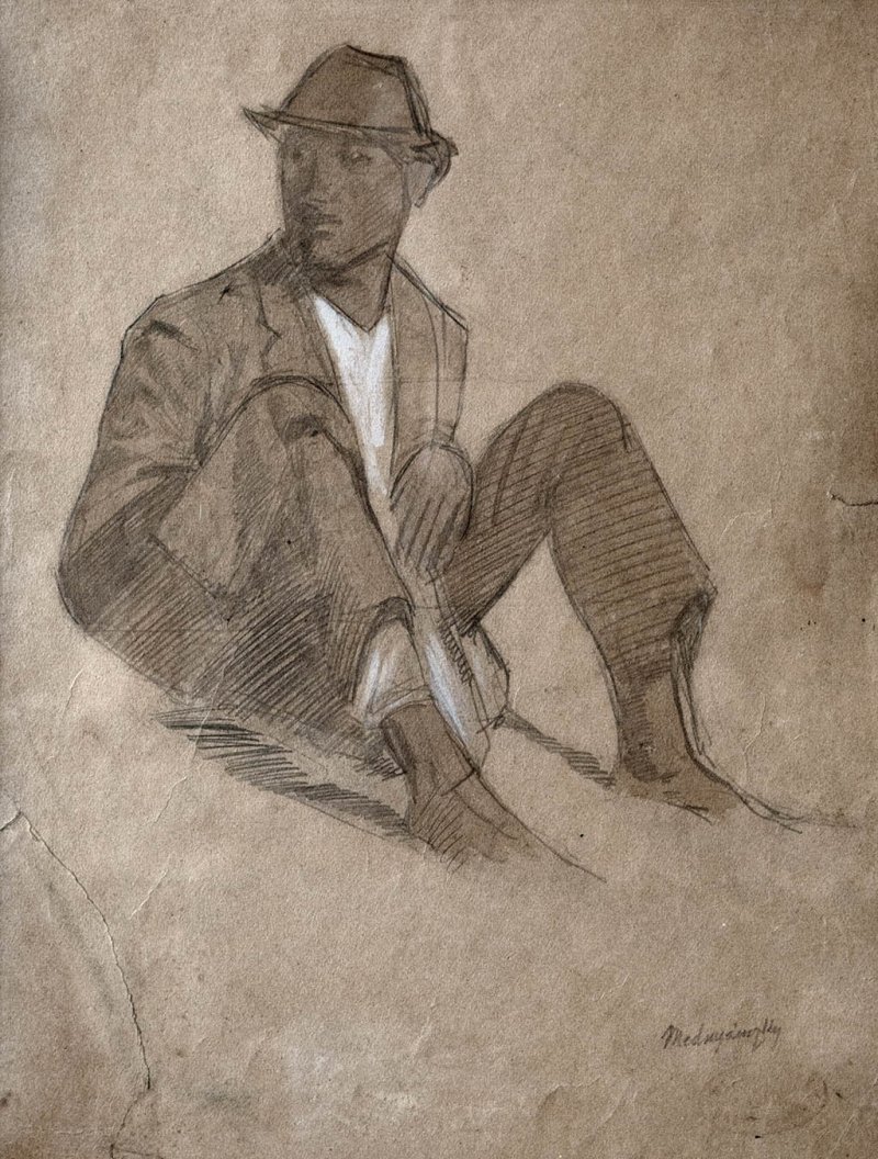 PasztorfiunPortuguês: Shepherd Boyn de Laszlo Mednyanszky