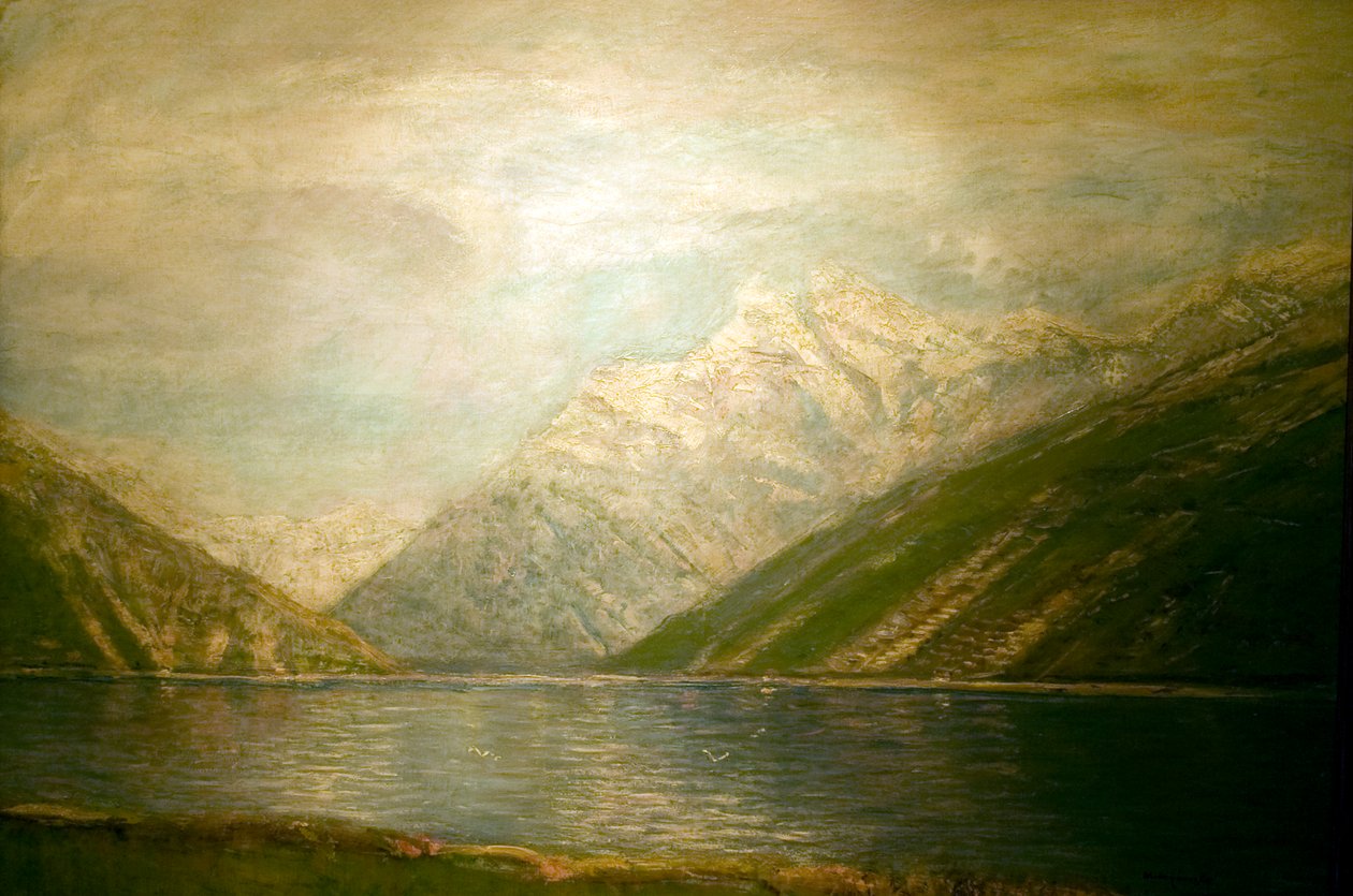 Tatrai tonInglês: Lake_in_the_Tatrasn de Laszlo Mednyanszky