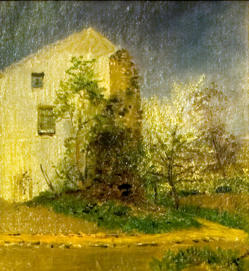 Viragzo faknPortuguês: Blossoming_Treesn de Laszlo Mednyanszky