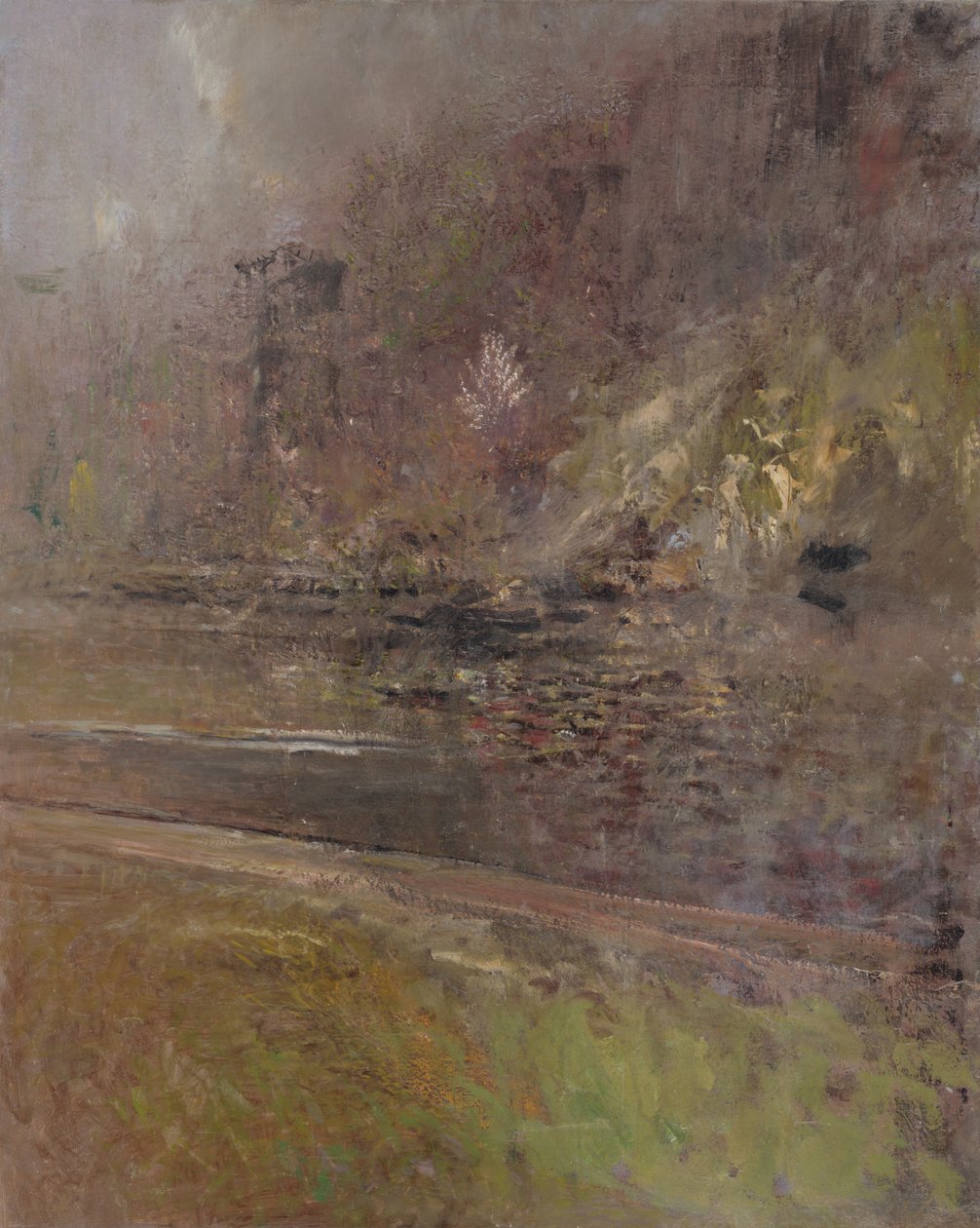 Fragmento de uma paisagem de Laszlo Mednyanszky