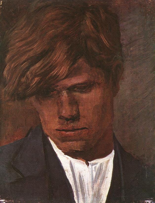 Cabeça de menino de Laszlo Mednyanszky