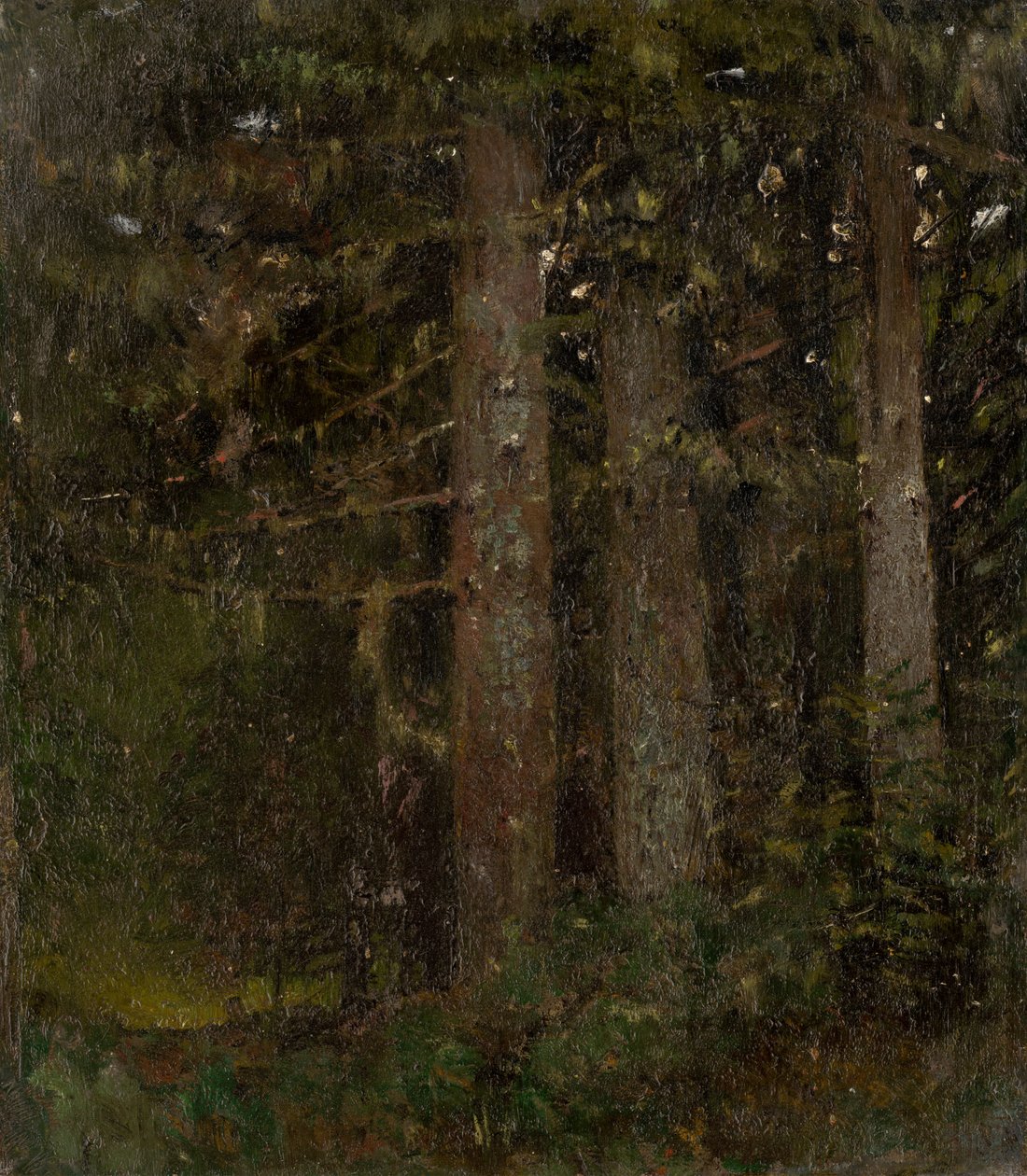 Floresta interior II de Laszlo Mednyanszky