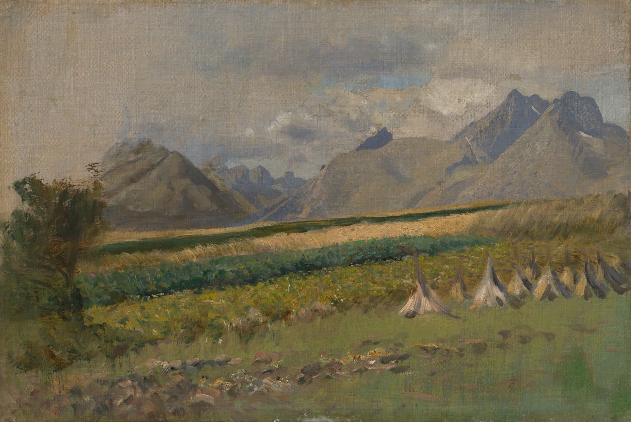 Tatras altos de Strážky, 1878-80 de Laszlo Mednyanszky