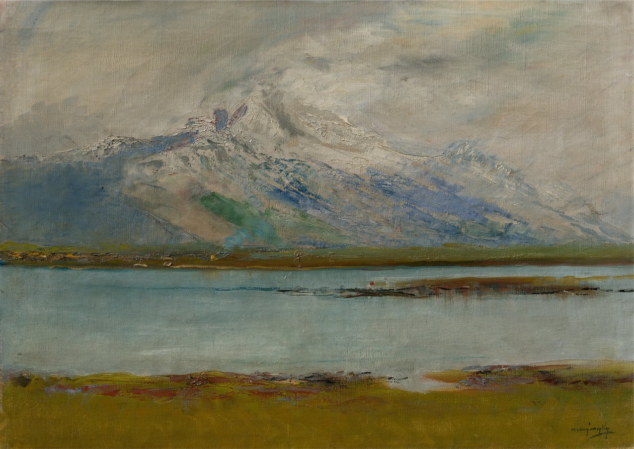 Paisagem de Tatra, 1890-95 de Laszlo Mednyanszky