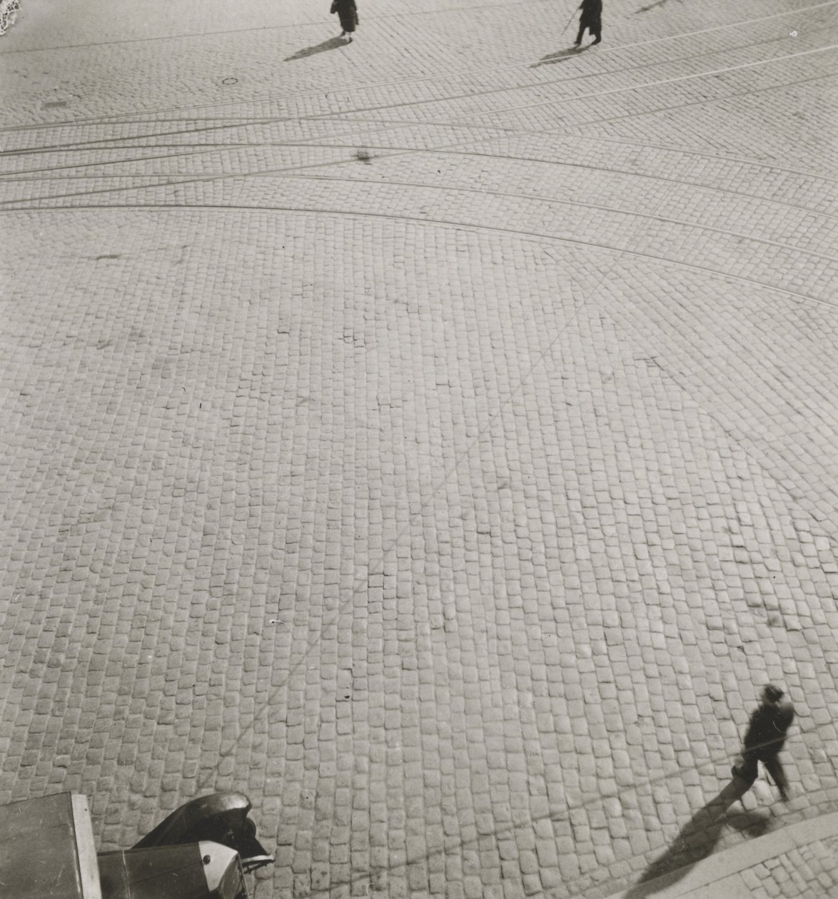 Sem título, c.1920 (impressão de contato de prata gelatina) de Laszlo Moholy Nagy