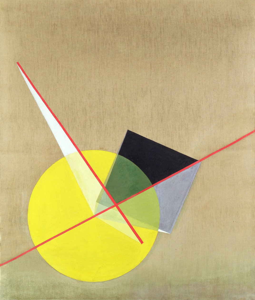 Círculo Amarelo de Laszlo Moholy Nagy