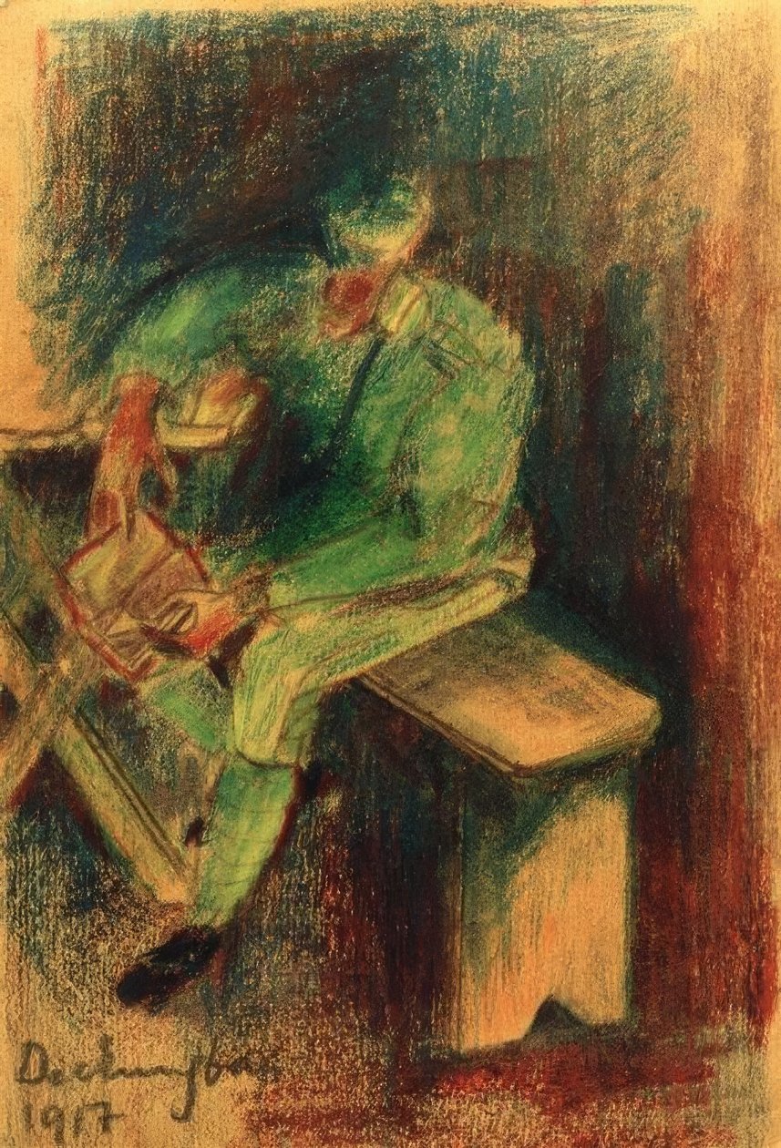 (Soldier at) cobertura de construção de Laszlo Moholy Nagy