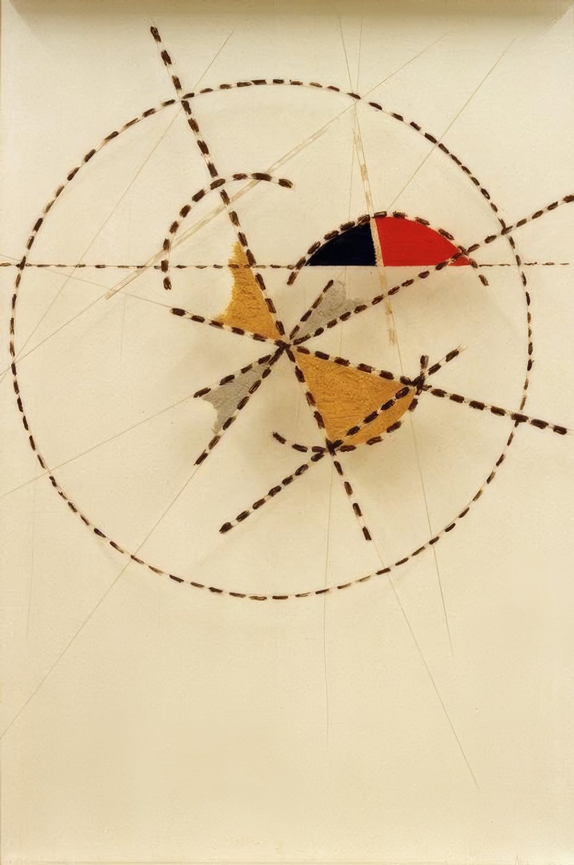 Composição expressionista de Laszlo Moholy Nagy