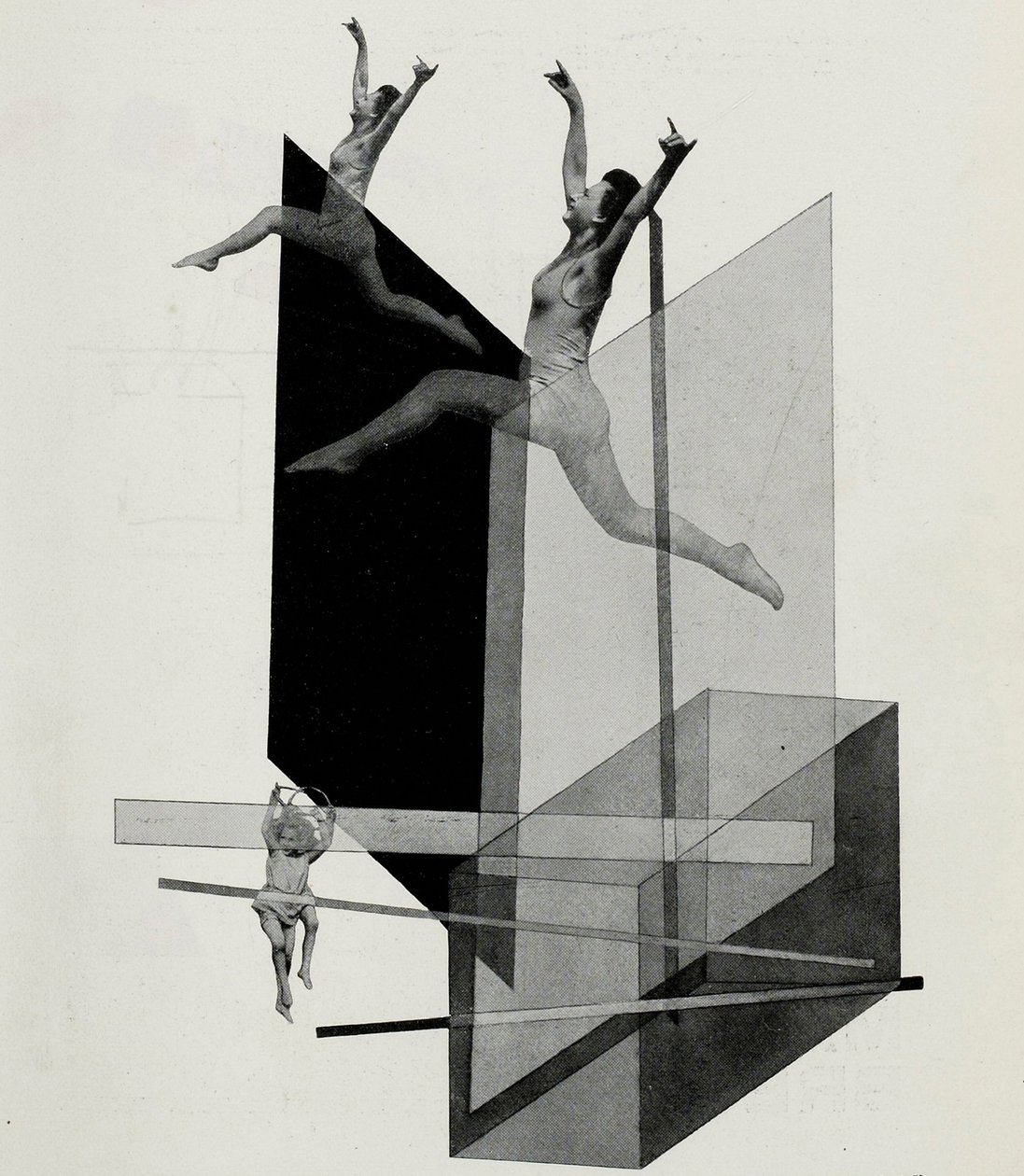 Variedade mecânica humana. Do palco da Bauhaus O palco da Bauhaus, 1925. de Laszlo Moholy Nagy