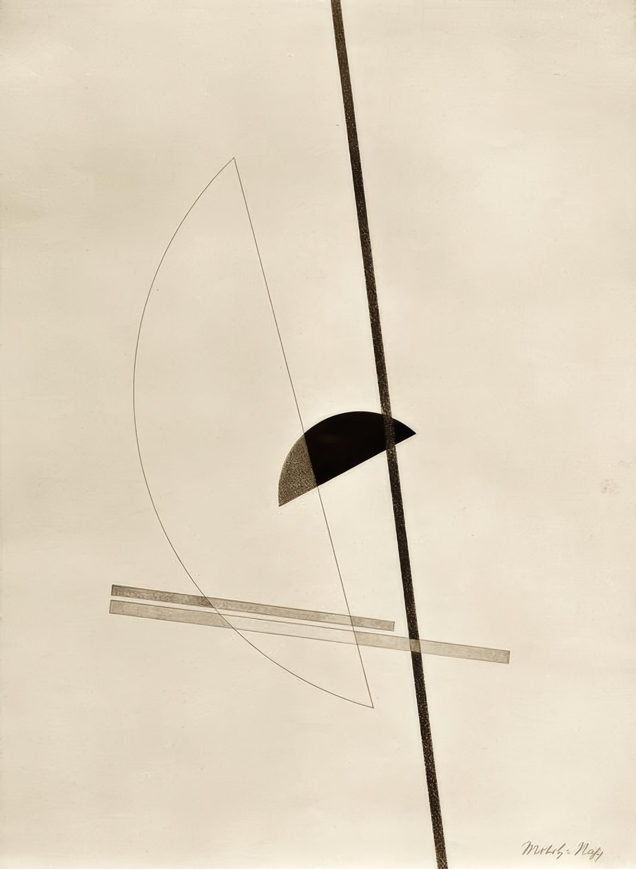 Construção. 6. pasta Kestner de Laszlo Moholy Nagy