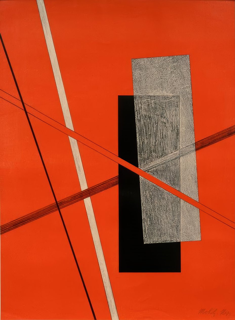 Construção. 6. pasta Kestner de Laszlo Moholy Nagy