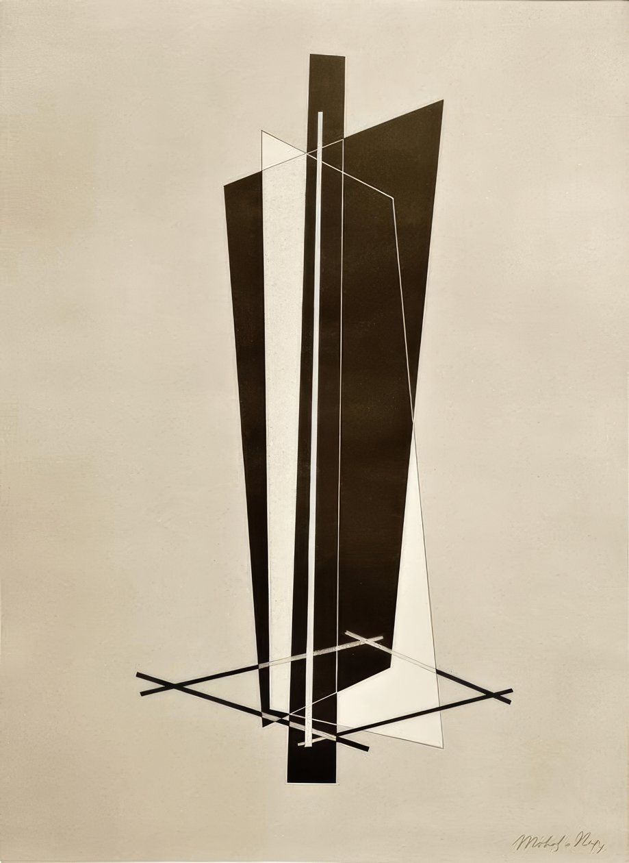 Construção. 6. pasta Kestner de Laszlo Moholy Nagy