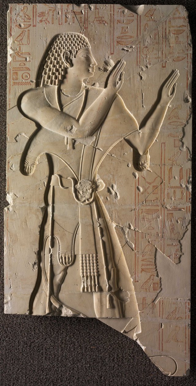 Mentuemhat em Vestido Eclesiástico, c.667-647 aC de Late Period Egyptian