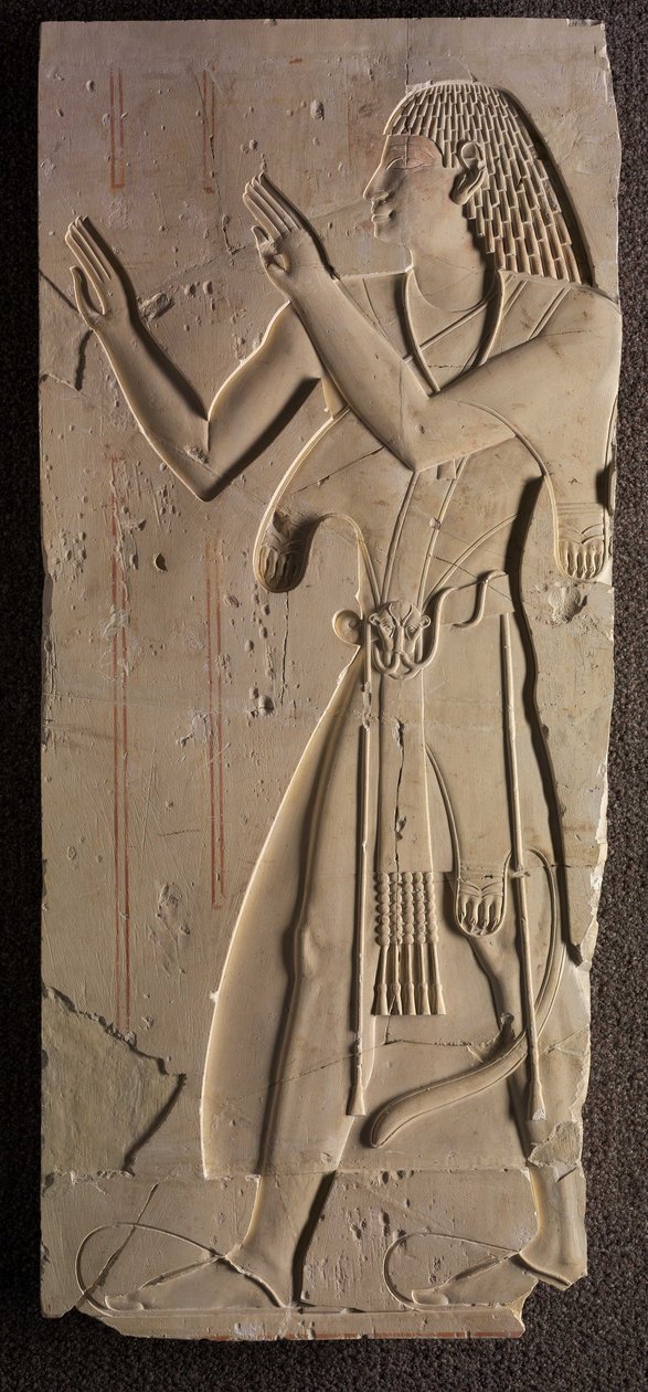 Mentuemhat em Vestido Eclesiástico, c.667-647 aC de Late Period Egyptian