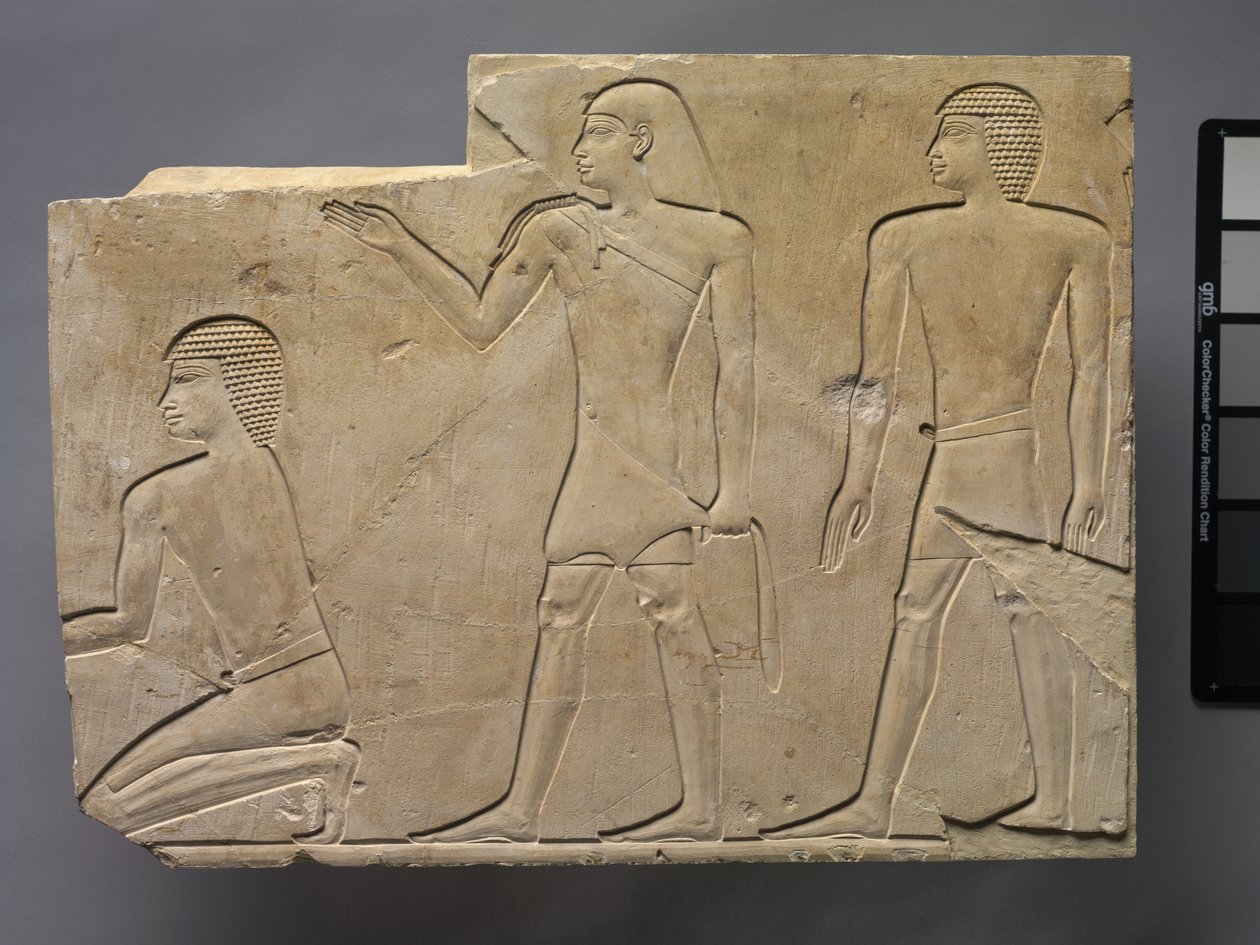 Sacerdotes realizando rituais fúnebres, c.667-647 aC de Late Period Egyptian