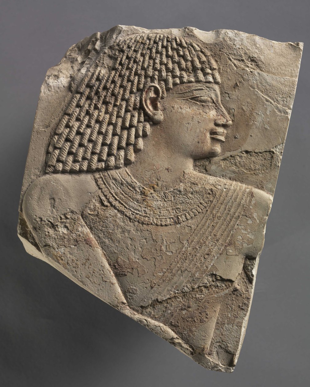 Cabeça pequena de um homem, c.667-647 aC de Late Period Egyptian