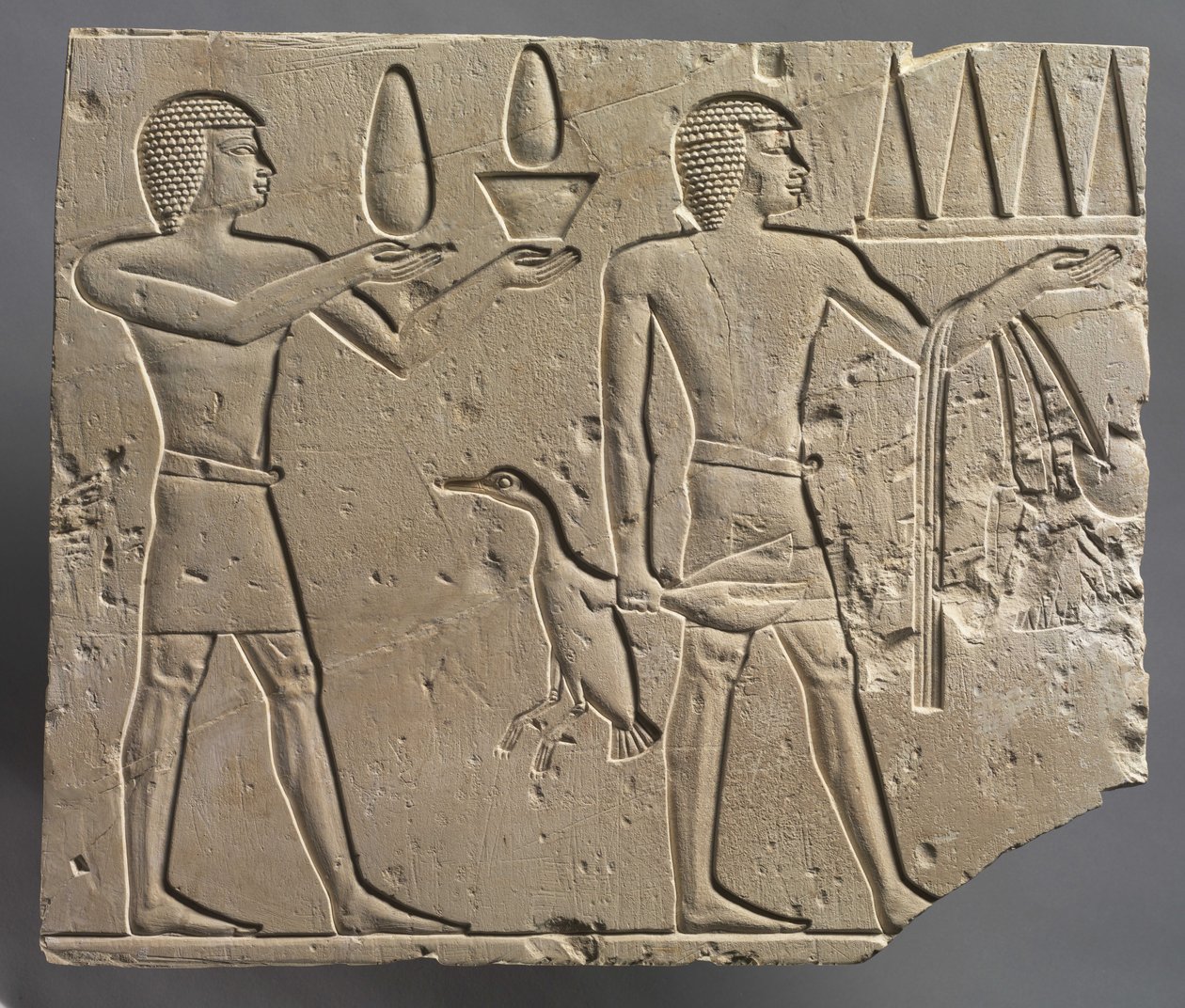 Dois Portadores Oferecidos, c.667-647 aC de Late Period Egyptian