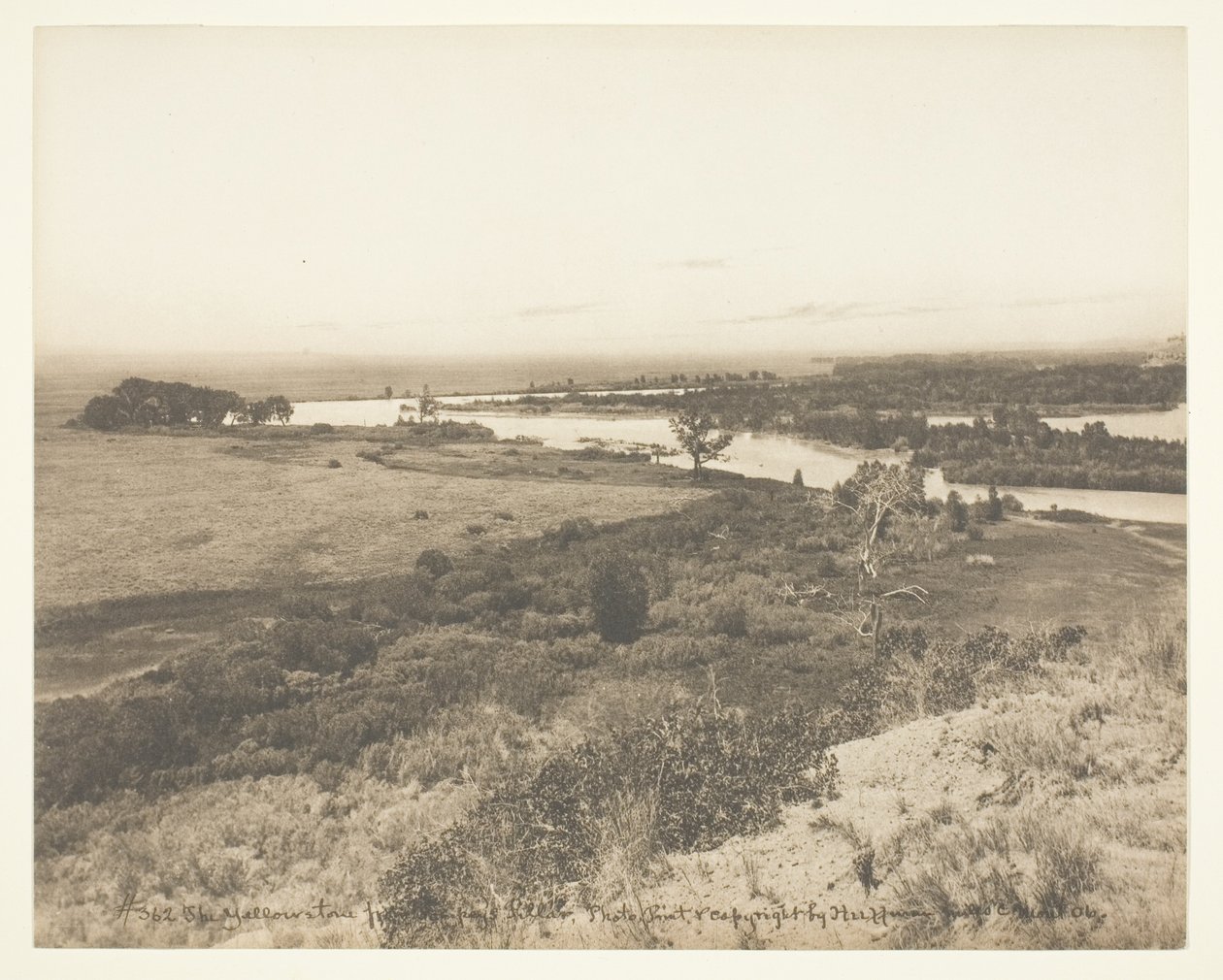 O Yellowstone a partir do Pilar de Pompeu de Laton Alton Huffman