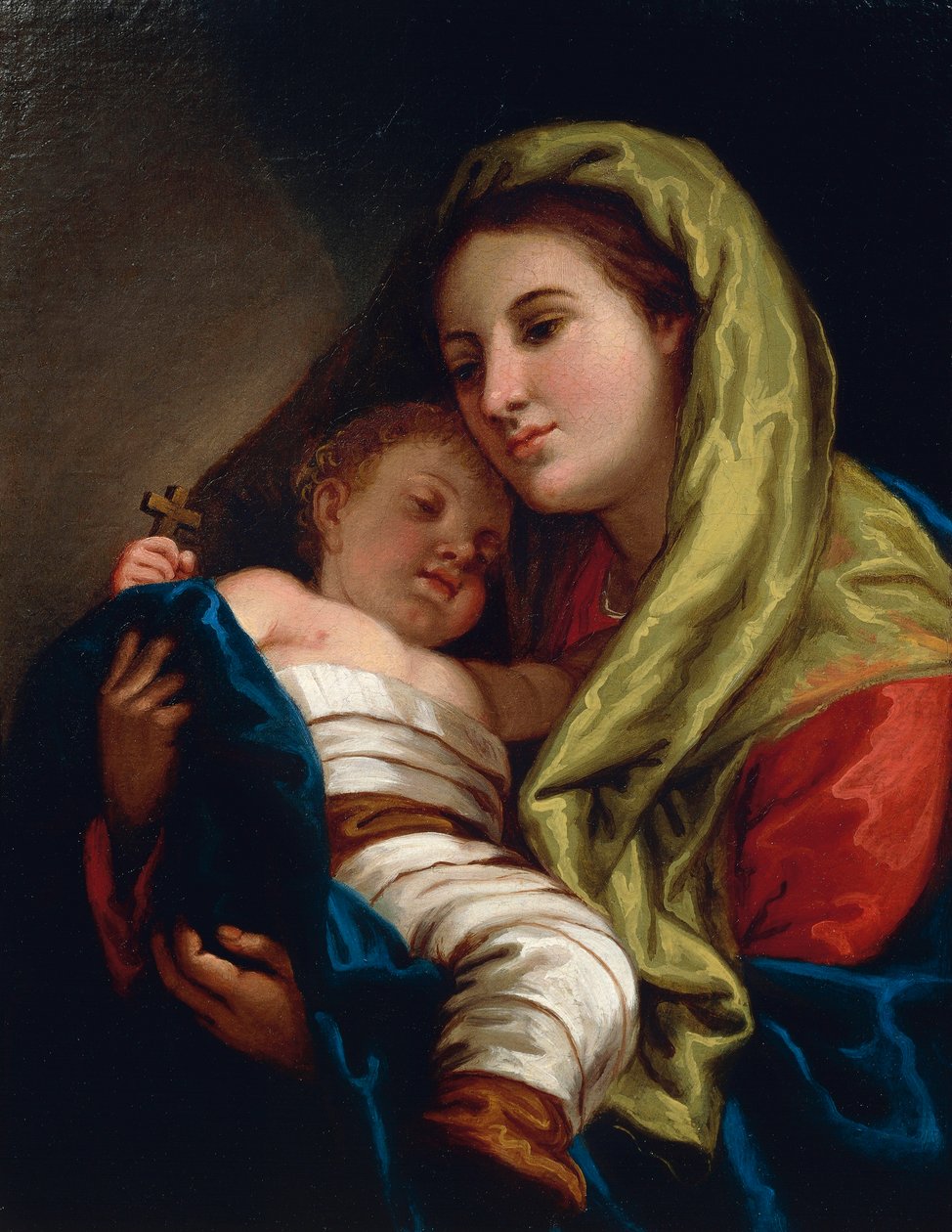 Madonna and Child, de Lattanzio Querena (1768-1853). de Lattanzio Querena