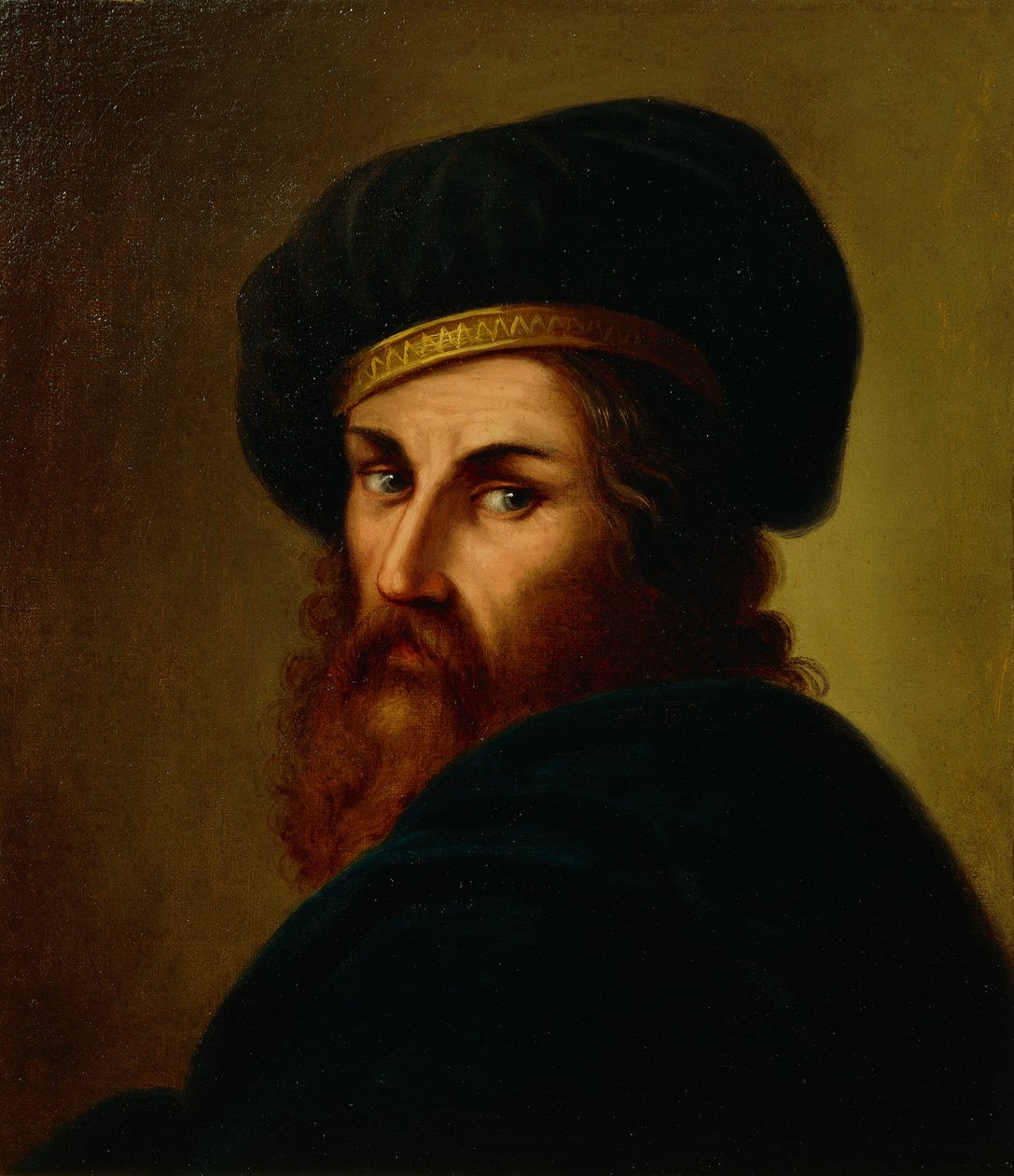 Retrato do pintor Ludovico Carracci, de Lattanzio Querena (1768-1853) de Lattanzio Querena