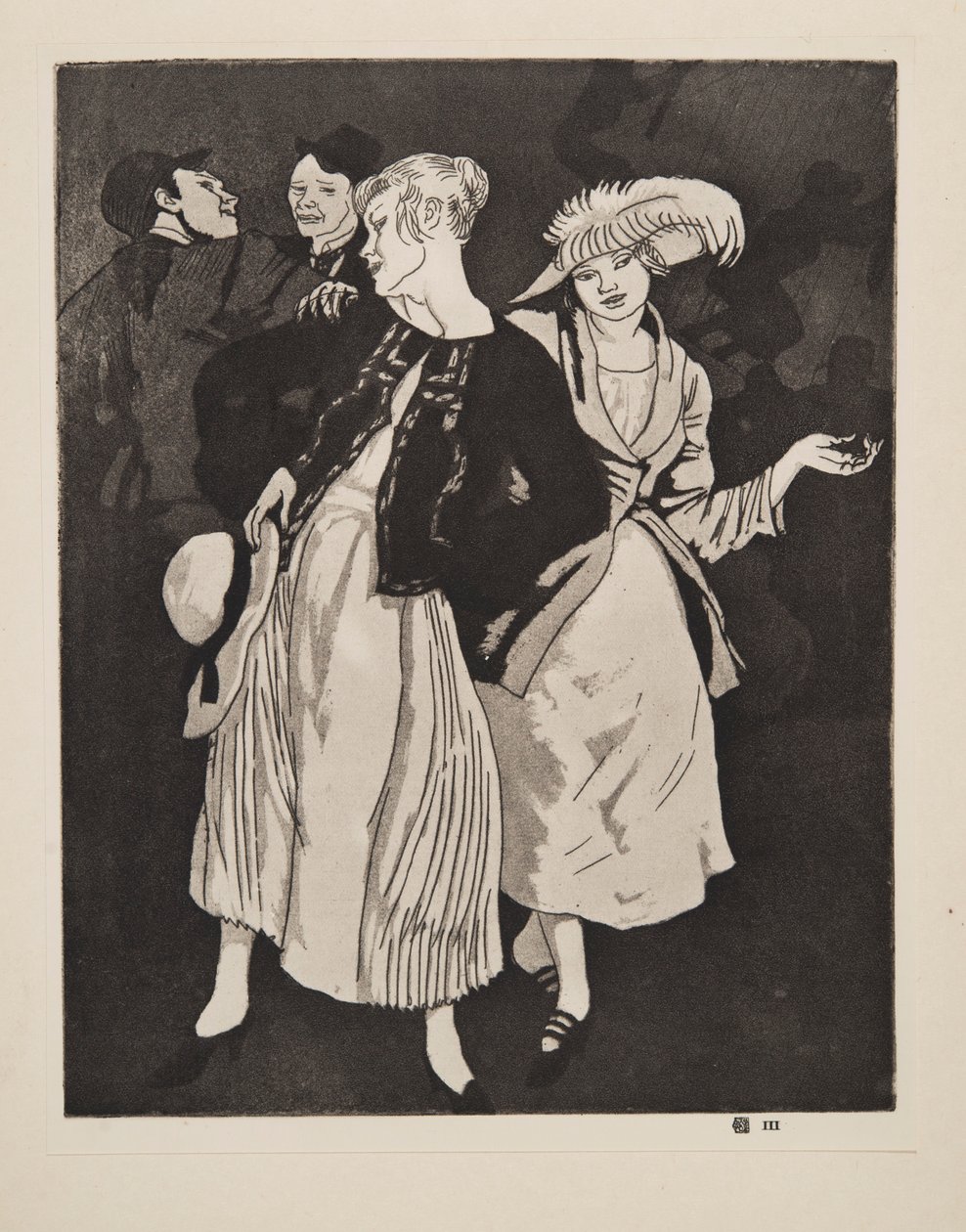 Feriado bancário, pub 1924. de Laura Knight
