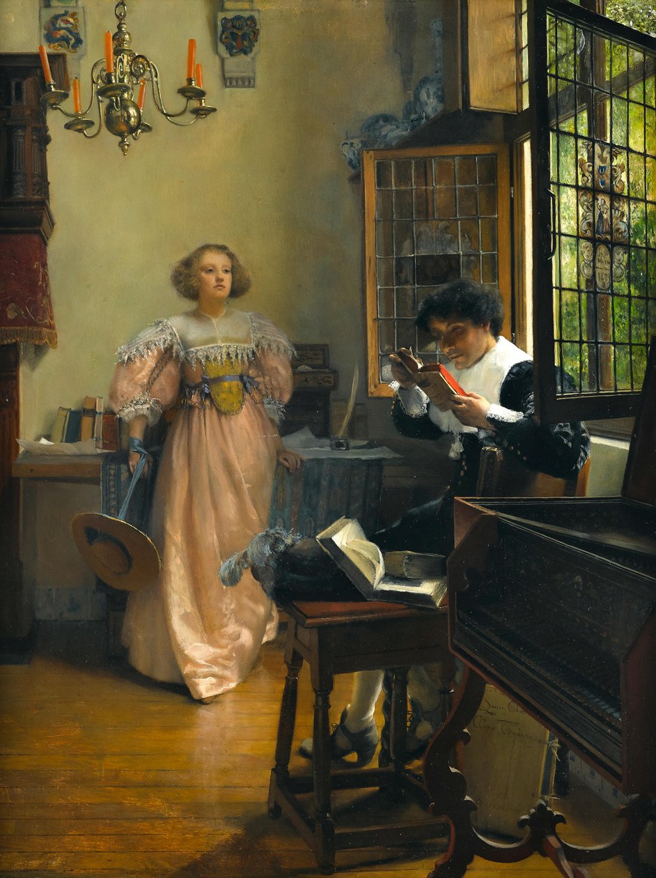 O leitor persistente de Laura Theresa Alma Tadema
