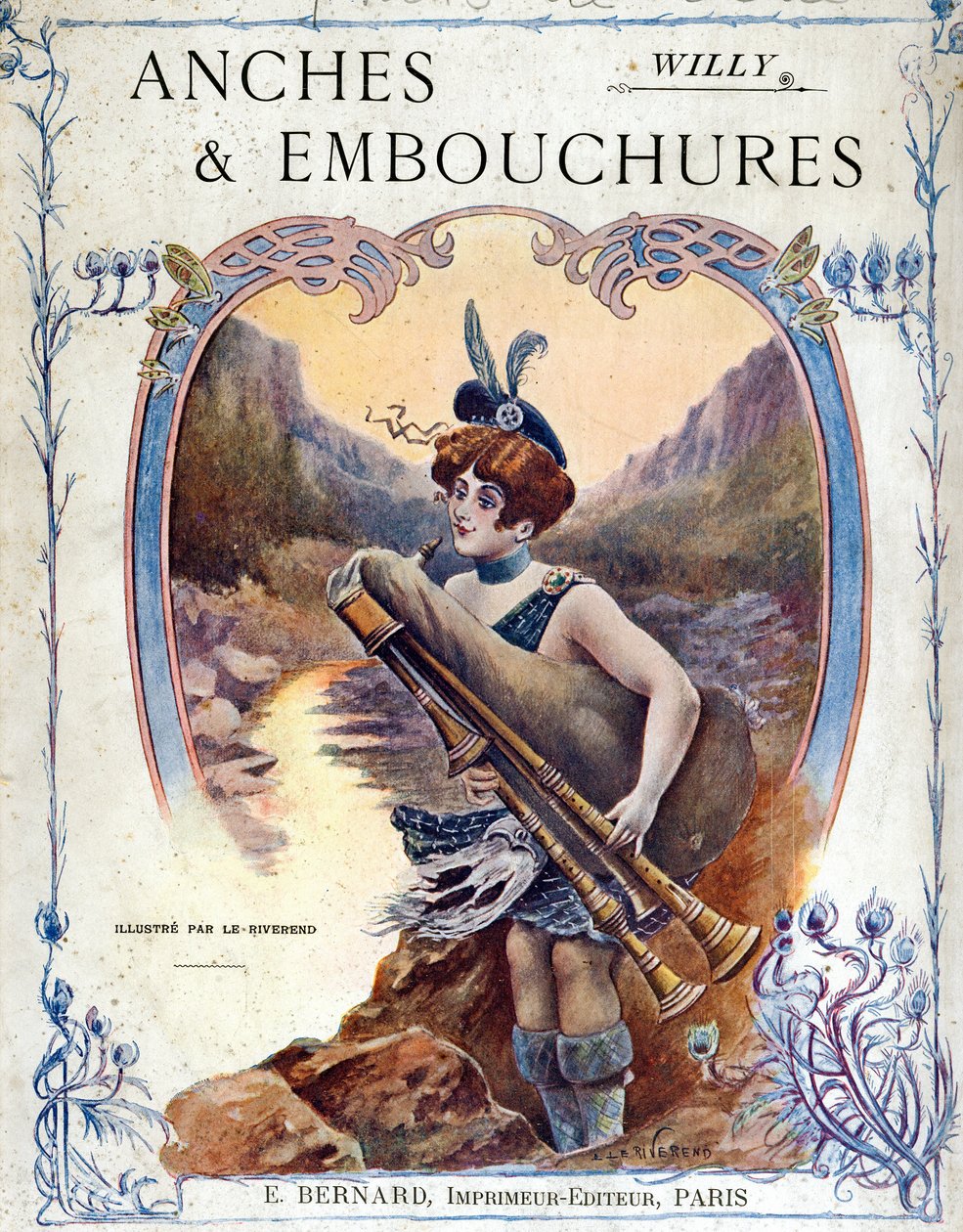Capa do livro "Anches et embouchures" de Willy de Laurence Louise Le Riverend