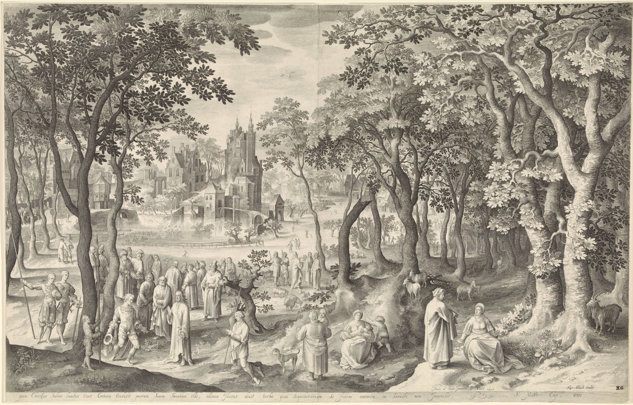 Paisagem com ruínas de um templo redondo
Paisagens com edifícios romanos antigos (título da série) de Laurens Barata