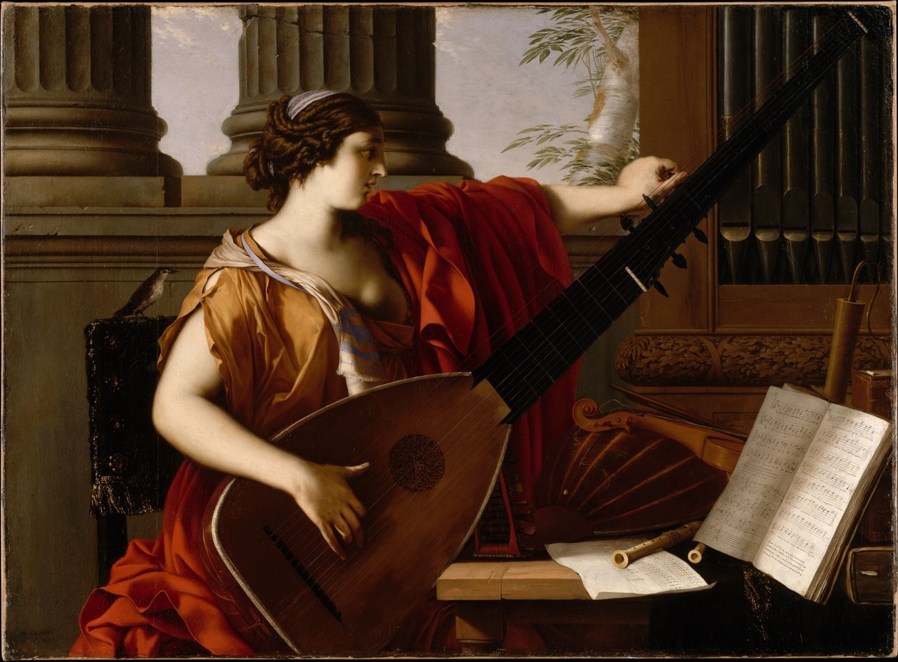 Figura alegórica da música de Laurent de la Hyre
