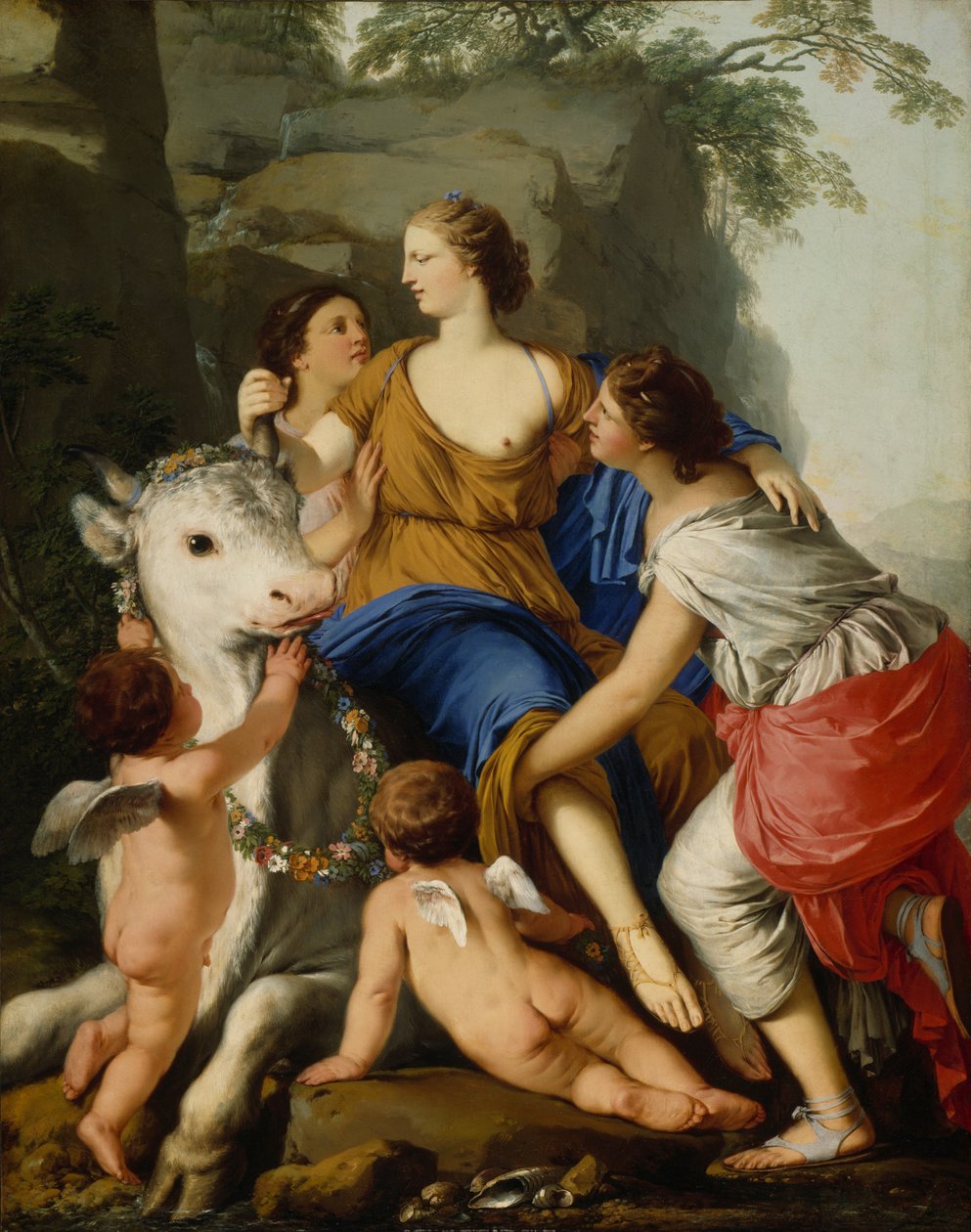 A violação de Europa, 1644 de Laurent de la Hyre