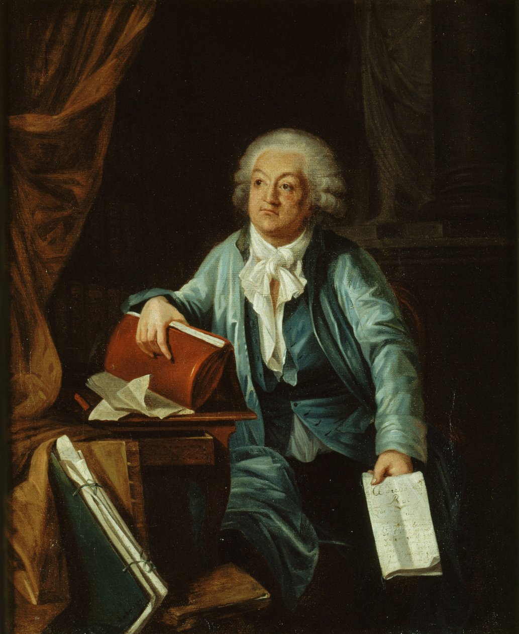 Retrato de Honoré Gabriel Riqueti, Conde de Mirabeau 1749-1791, 1791. de Laurent Dabos