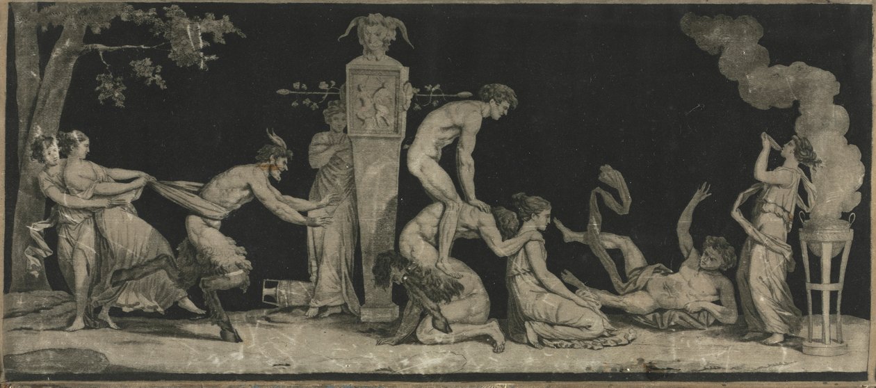 Bacanal, O Jogo do Sapo de Salto, c. 1785 de Laurent Guyot